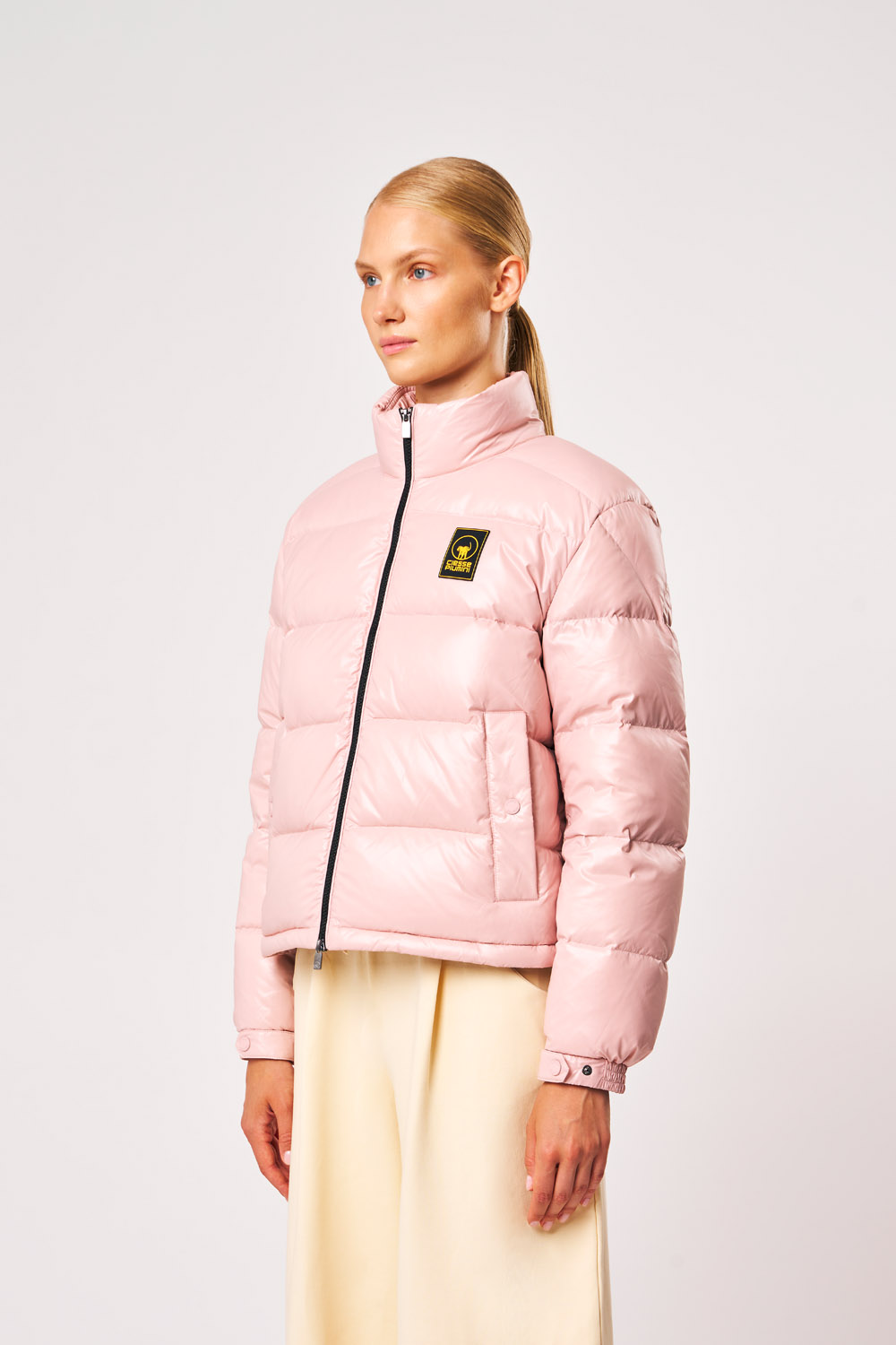 ciesse-piumini-noletta-daunenjacke-rosa-ohne-kapuze image 2