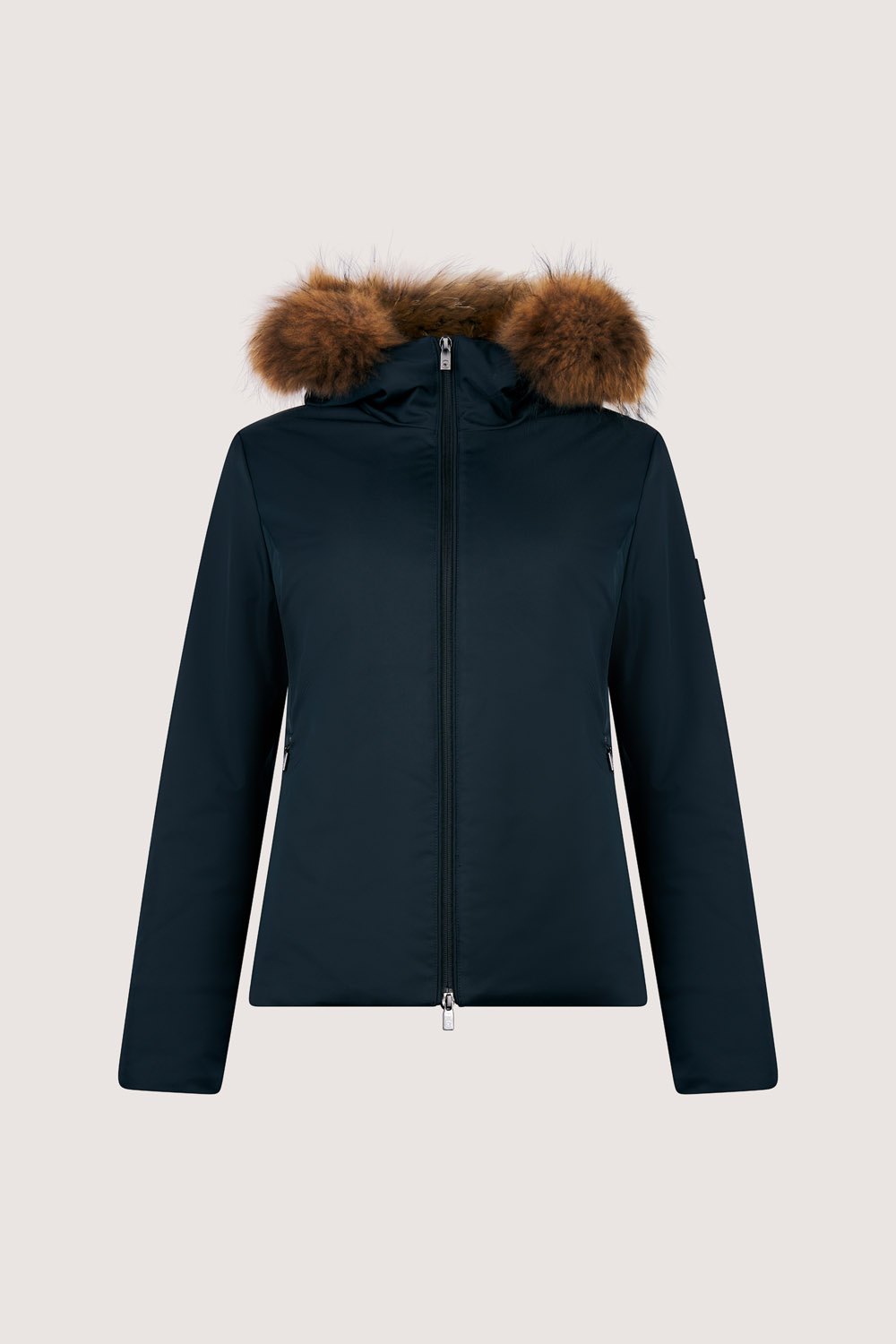 ciesse-outdoor-biliana-winterjacke-schwarz-fellkapuze-damen image 3