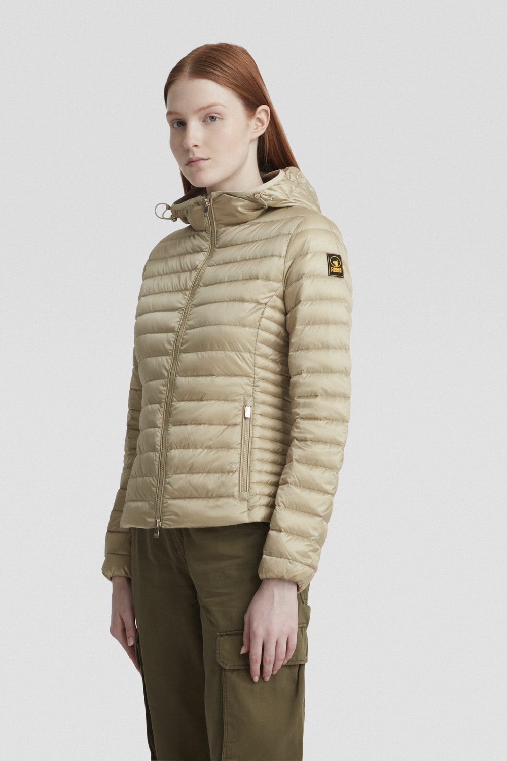 ciesse-piumini-daunenjacke-beige-mit-kapuze-800-fill-power image 2