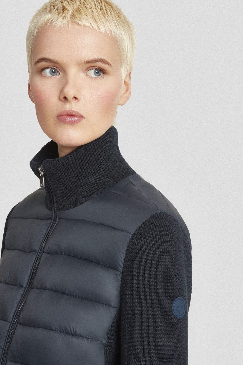 ciesse-giacche-leggere-jacke-blau-strick-rmel-slim image 3