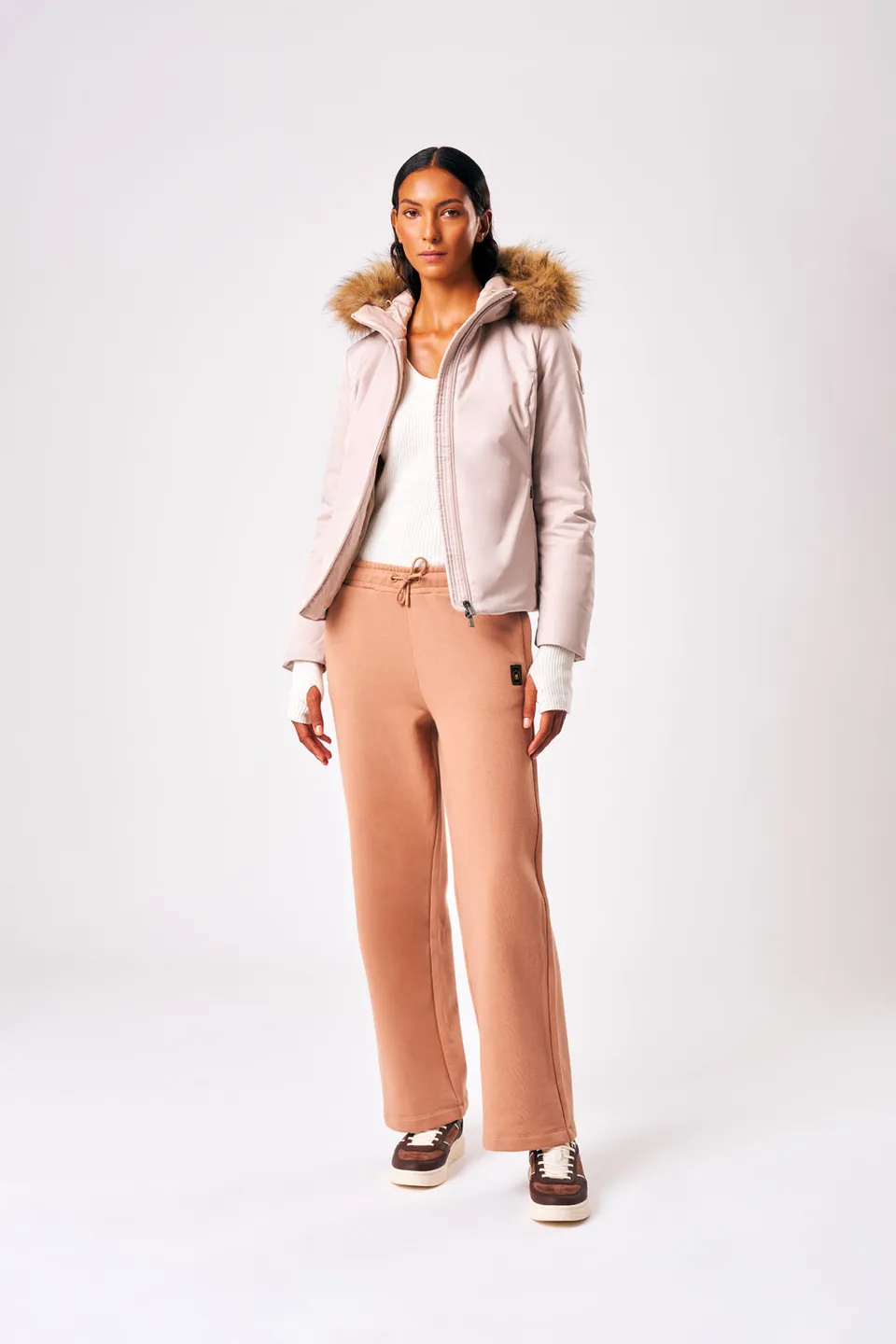 ciesse-outdoor-biliana-winterjacke-damen-wei-mit-fellkapuze image 1