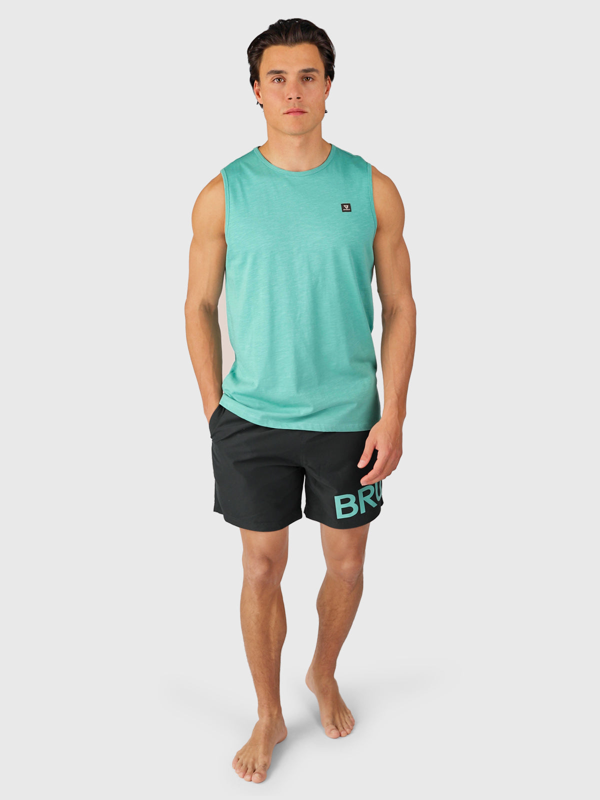 brunotti-malaku-slub-herren-tanktop-l-bottle-green image 5