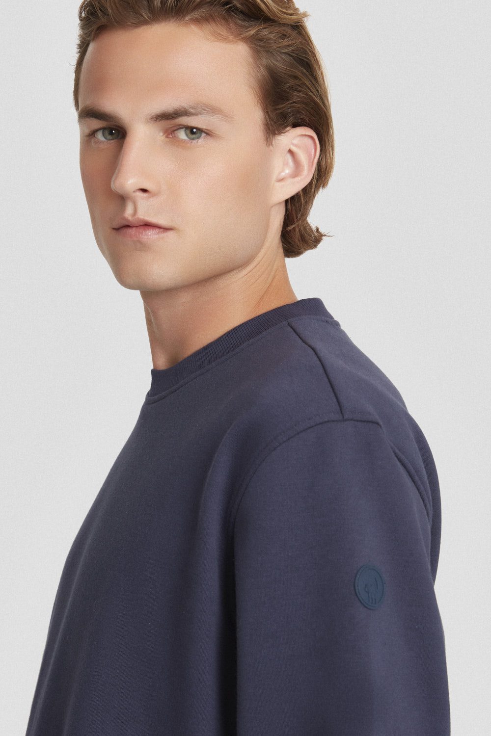 ciesse-outdoor-felpe-sweatshirt-blau-rundhals-baumwolle image 3