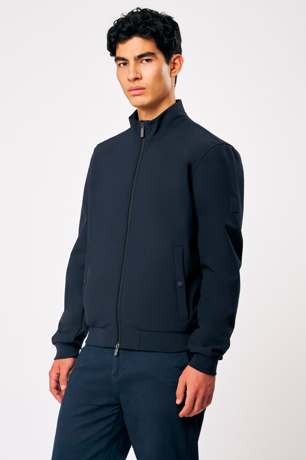 ciesse-outdoor-lupin-herren-softshelljacke-blau-biker image 1