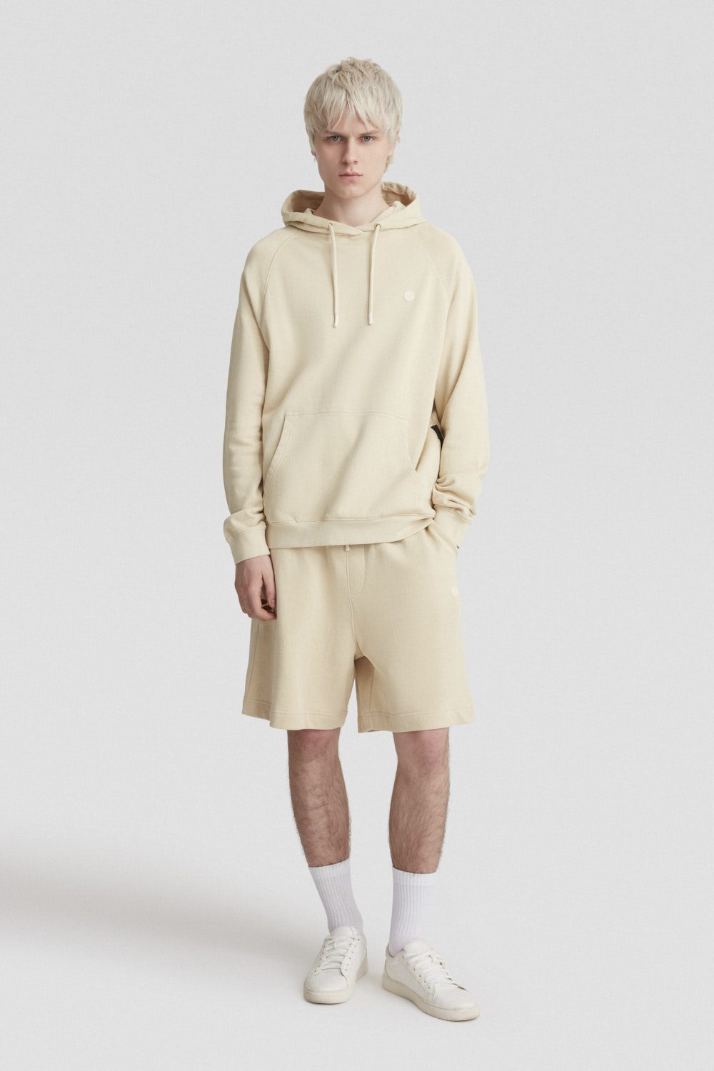 ciesse-outdoor-hoodie-beige-mit-kapuze-baumwolle-k-nguru image 1