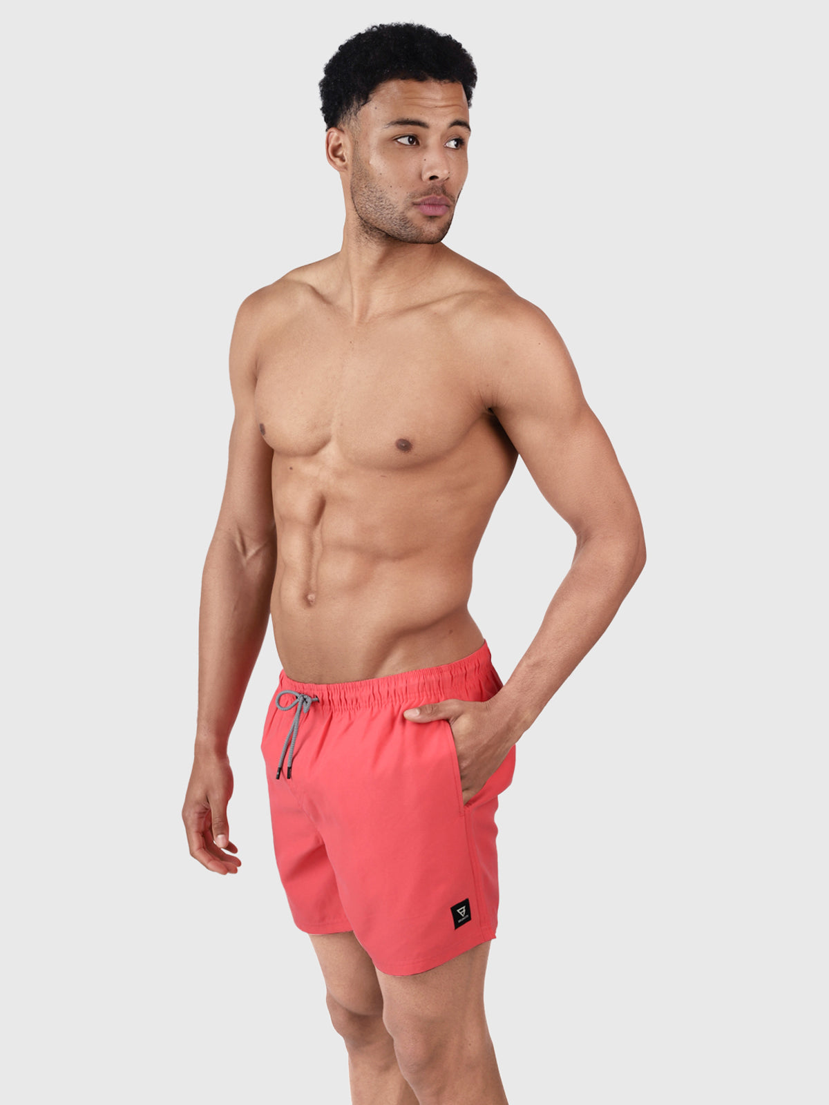 brunotti-hester-herren-badeshorts-rot-mesh image 4