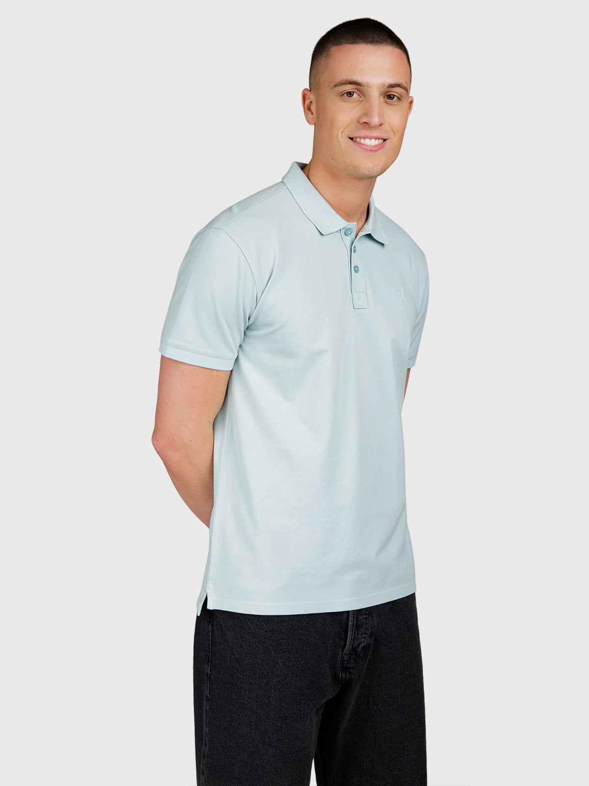 brunotti-tavico-herren-polo-shirt-mist-piqu-baumwolle image 3