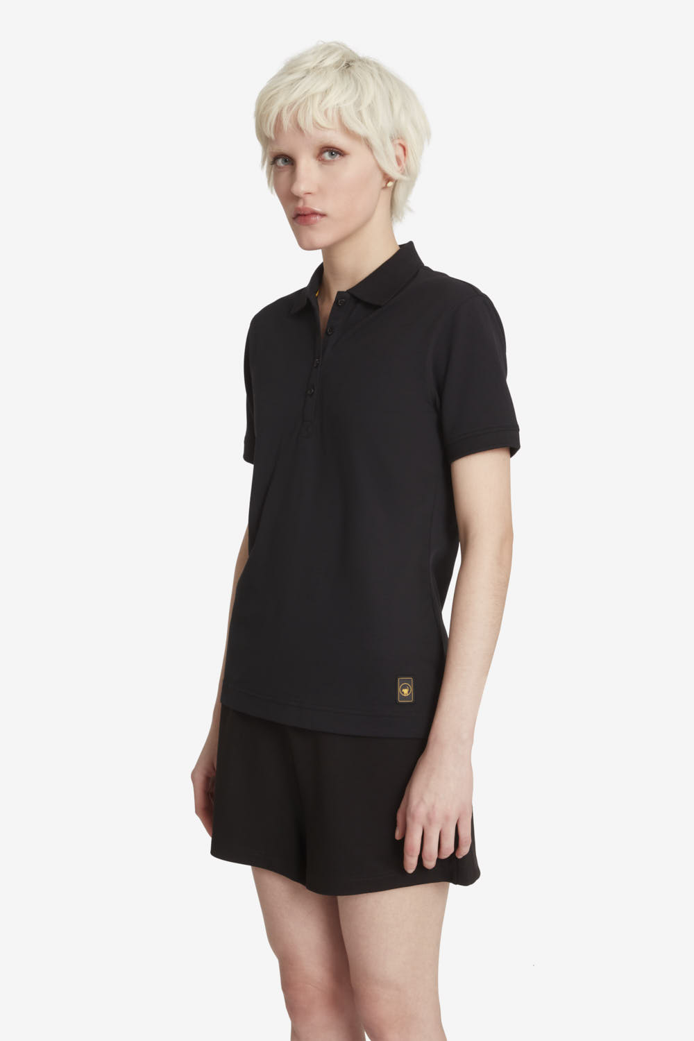 ciesse-outdoor-aria-3-0-polo-damen-schwarz-baumwolle image 2