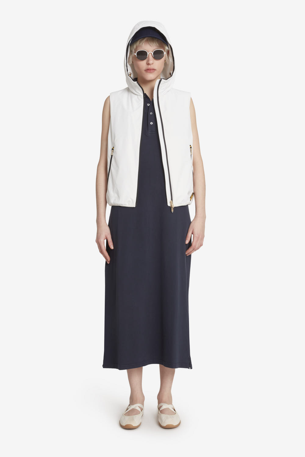 ciesse-outdoor-kenza-steppweste-damen-wei-mit-kapuze image 1