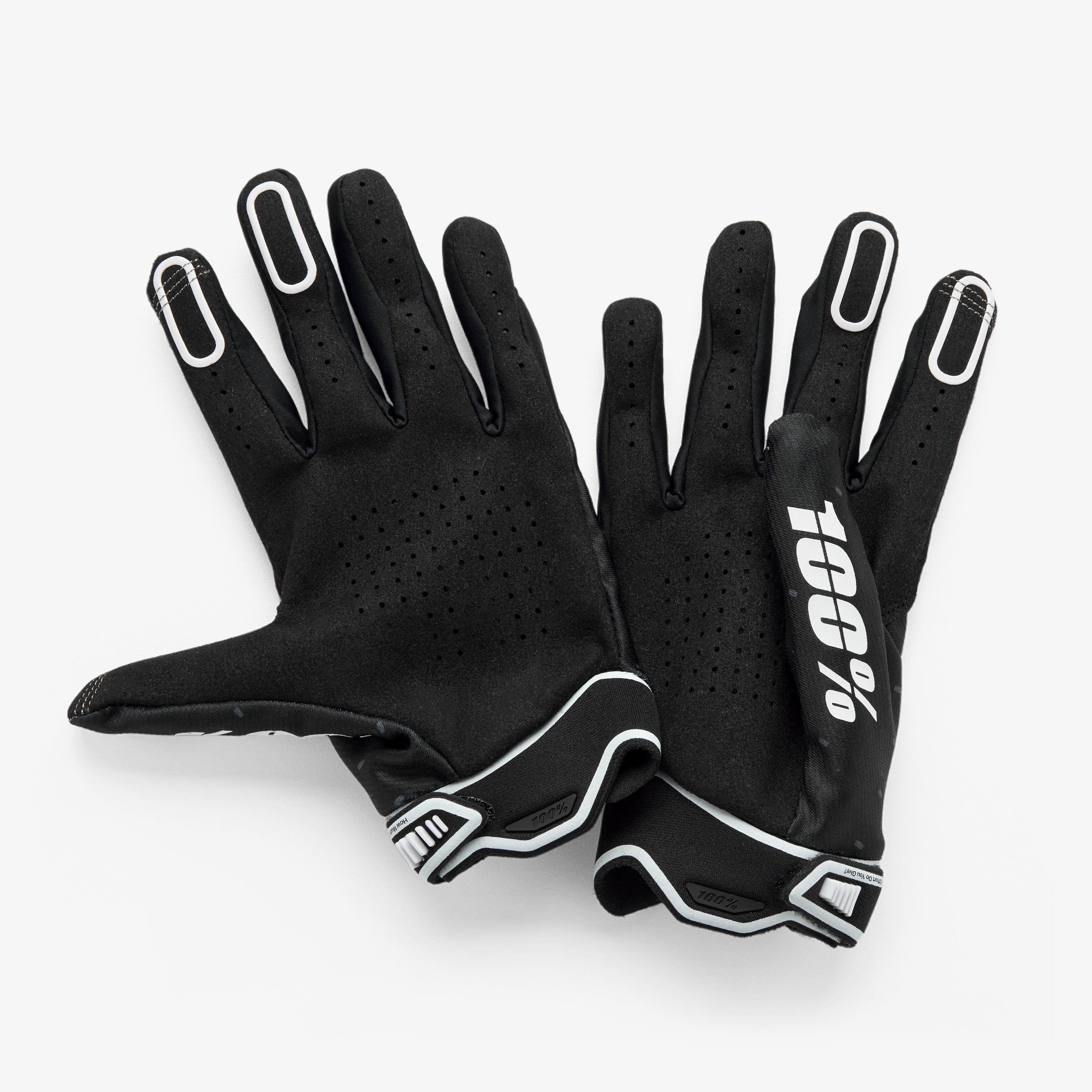 100-ridefit-fahrradhandschuhe-schwarz image 2