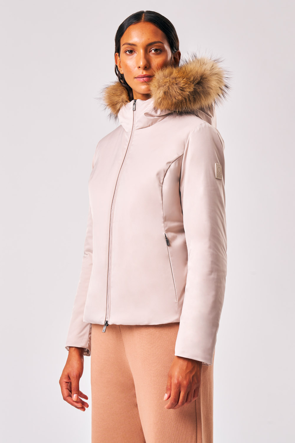 ciesse-outdoor-biliana-winterjacke-damen-wei-mit-fellkapuze image 2