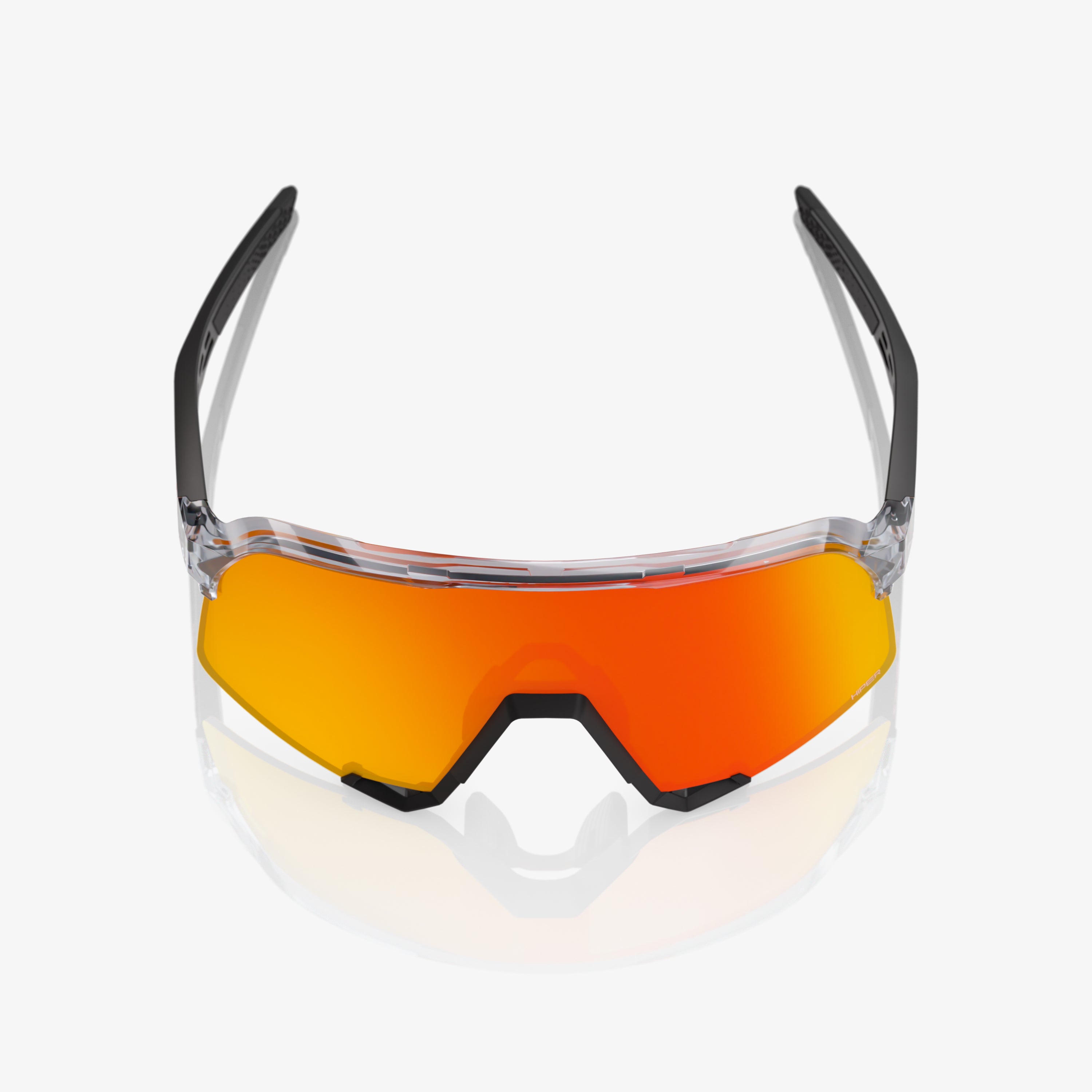 100-s3-polished-grey-sportbrille-hiper-red-mirror image 4