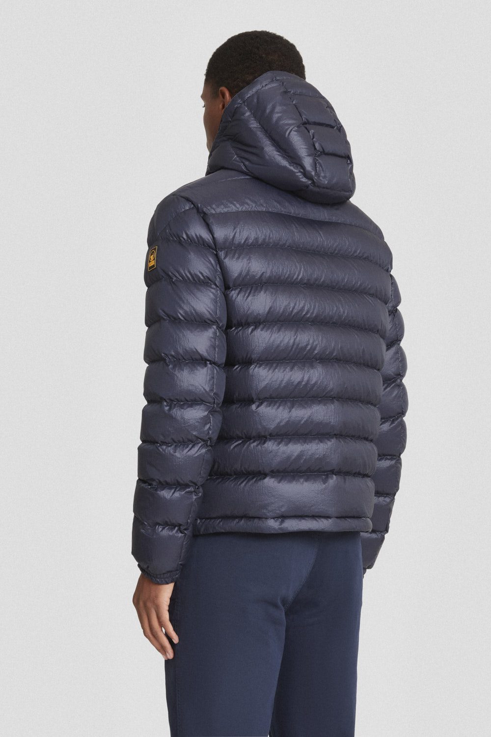 ciesse-outdoor-piumini-daunenjacke-kurz-blau-abnehmbare-kapuze image 4