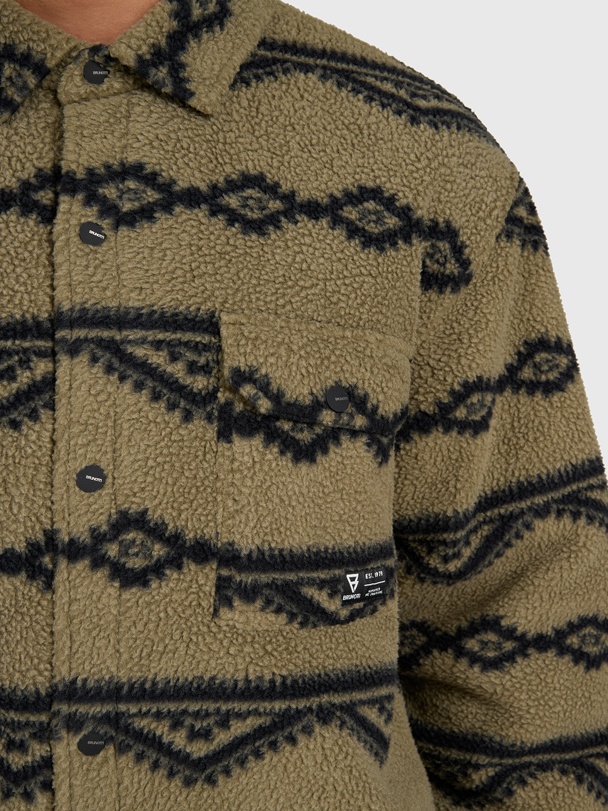 brunotti-kevionnet-fleecejacke-herren-dusky-green-polyester image 6