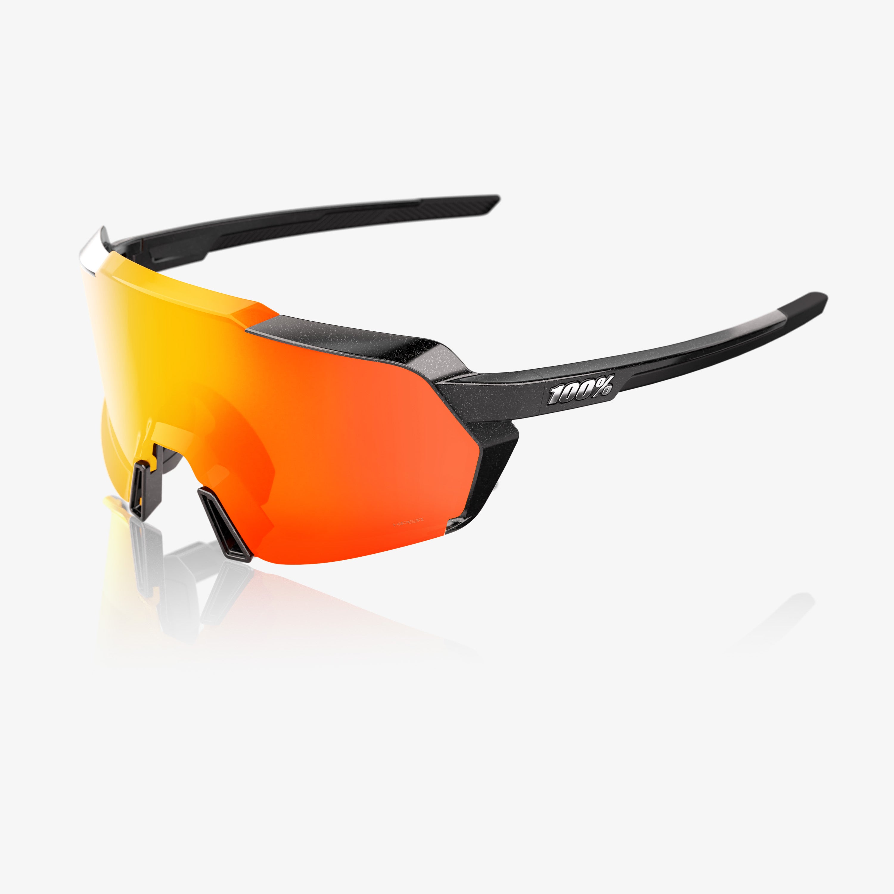 100-korbin-sonnenbrille-schwarz-mit-hiper-rot-verspiegelt image 1