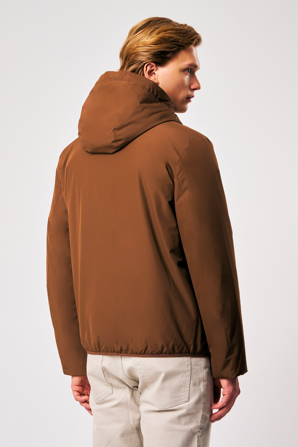 ciesse-outdoor-peter-winterjacke-wattiert-braun-moka-kapuze image 5