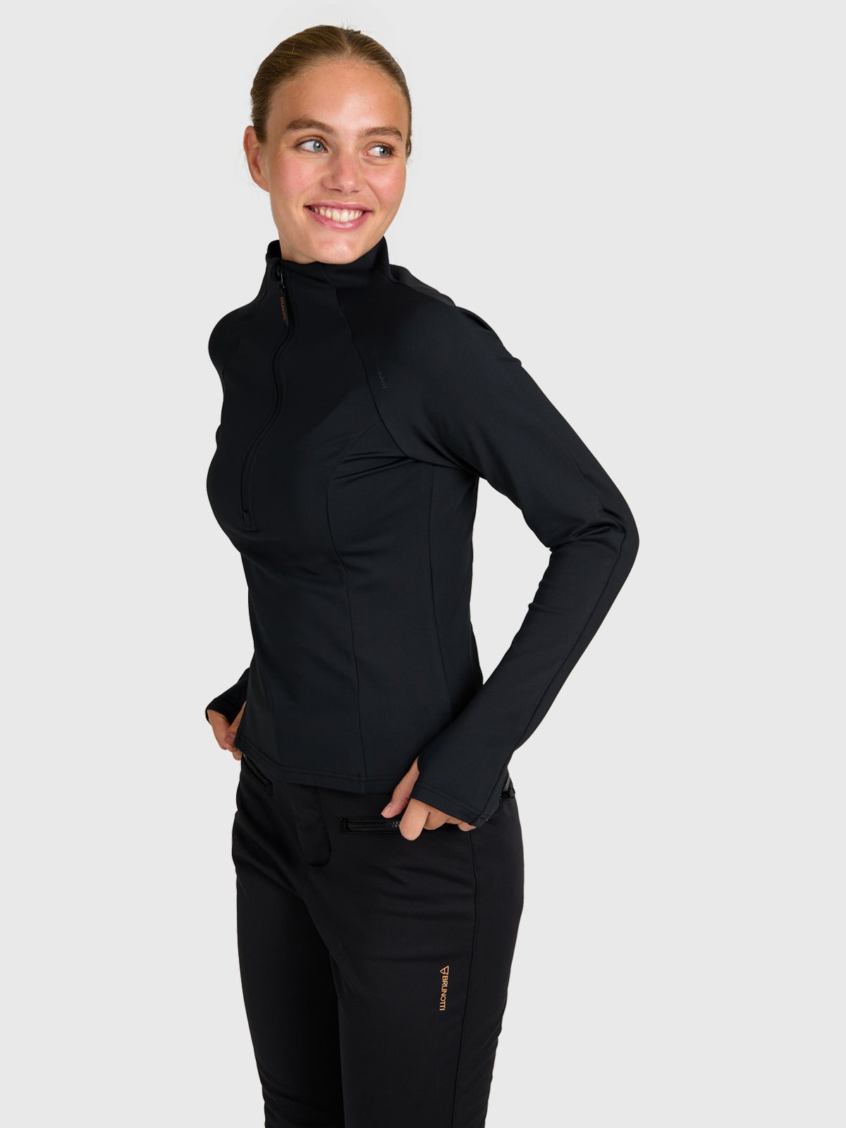 brunotti-sanna-women-snow-fleece-damen-schwarz-slim-fit image 4