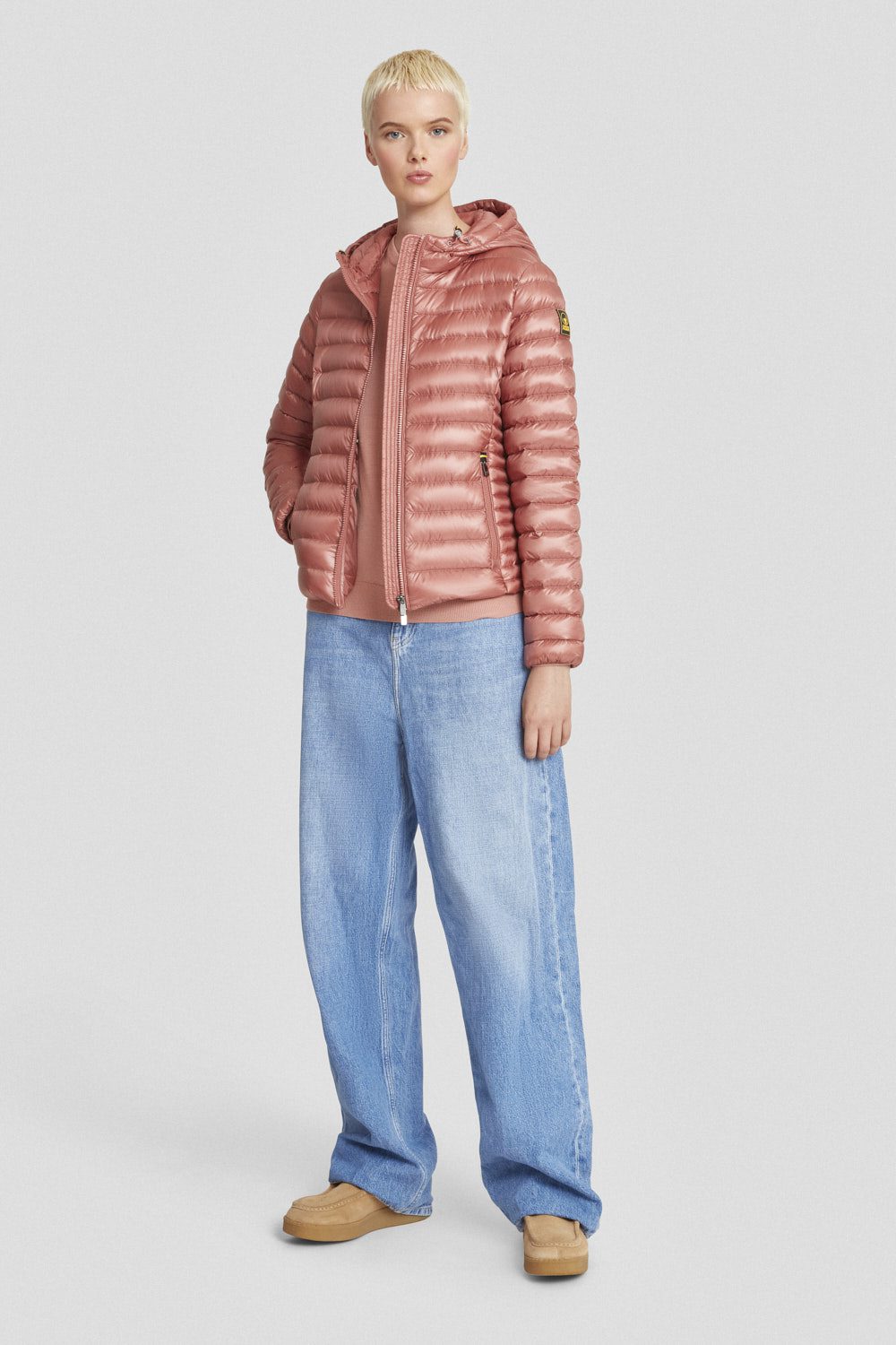 ciesse-outdoor-daunenjacke-rosa-mit-kapuze-800fp image 1