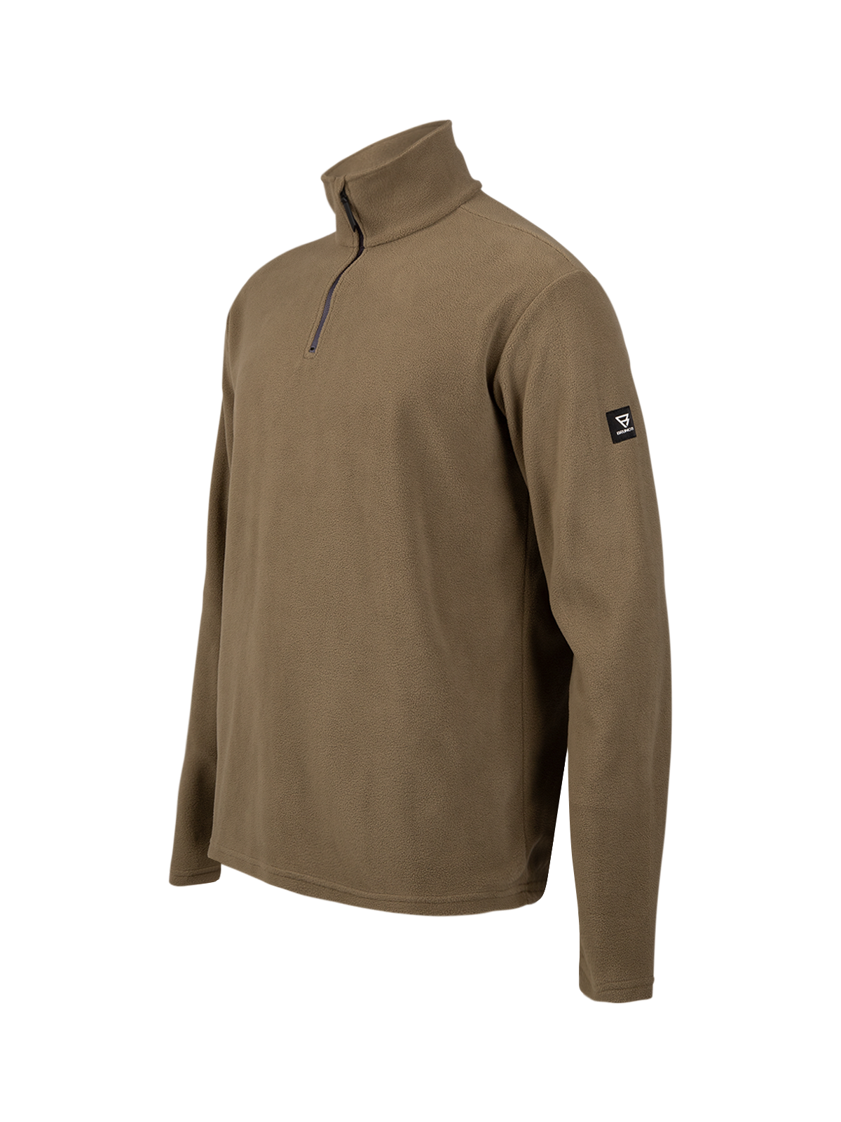 brunotti-tenno-herren-fleece-dusky-green-polyester-midlayer image 3