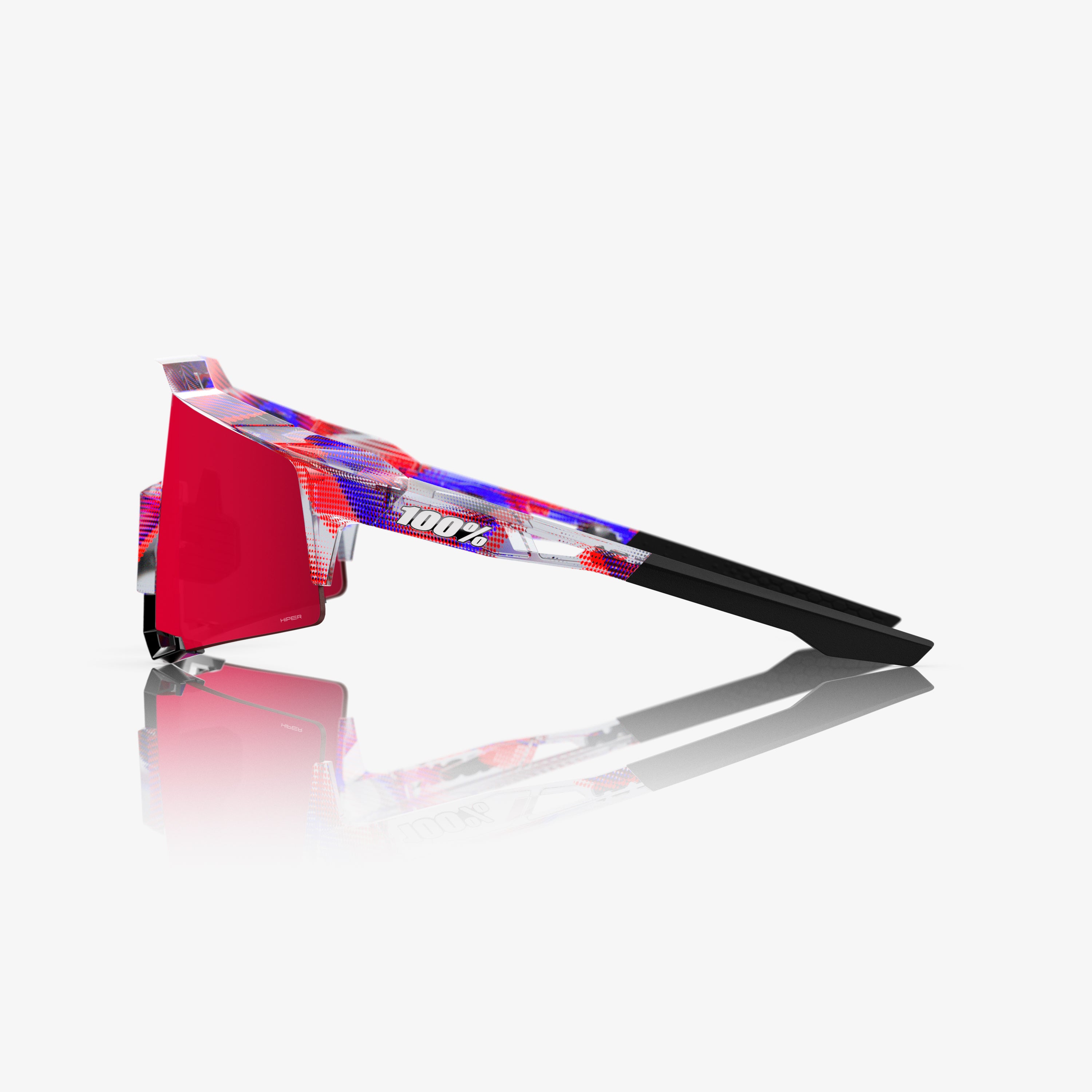 100-speedcraft-le-fdj-sportbrille-hiper-fire-red-mirror image 3