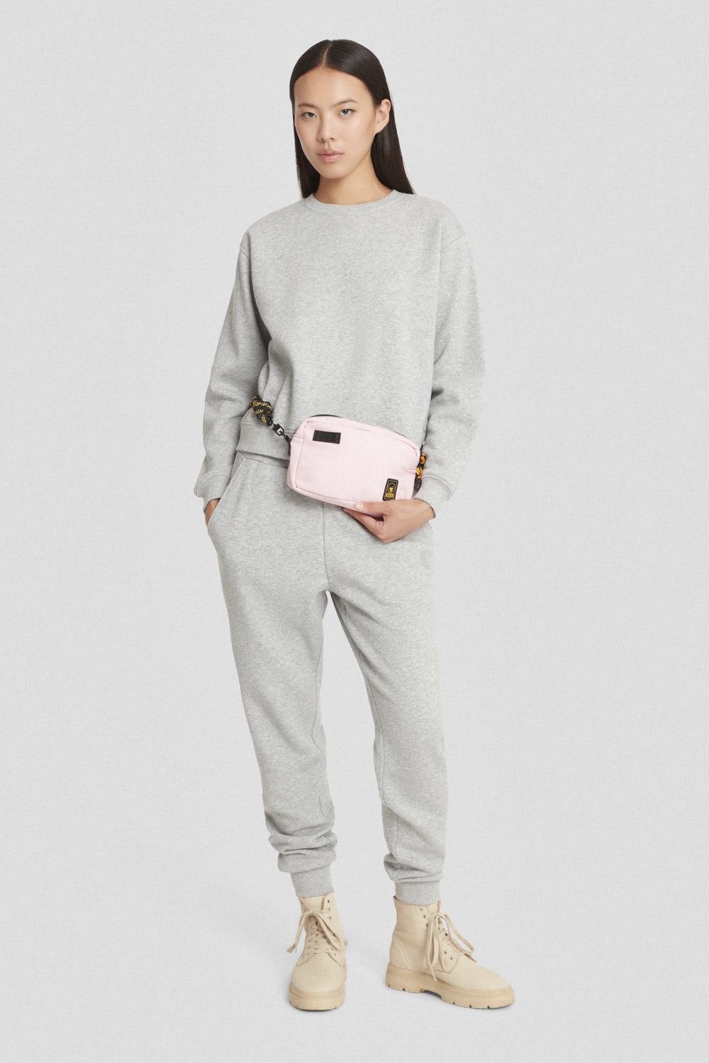 ciesse-outdoor-pantaloni-sporthose-grau-baumwolle-kordelzug-2 image 1