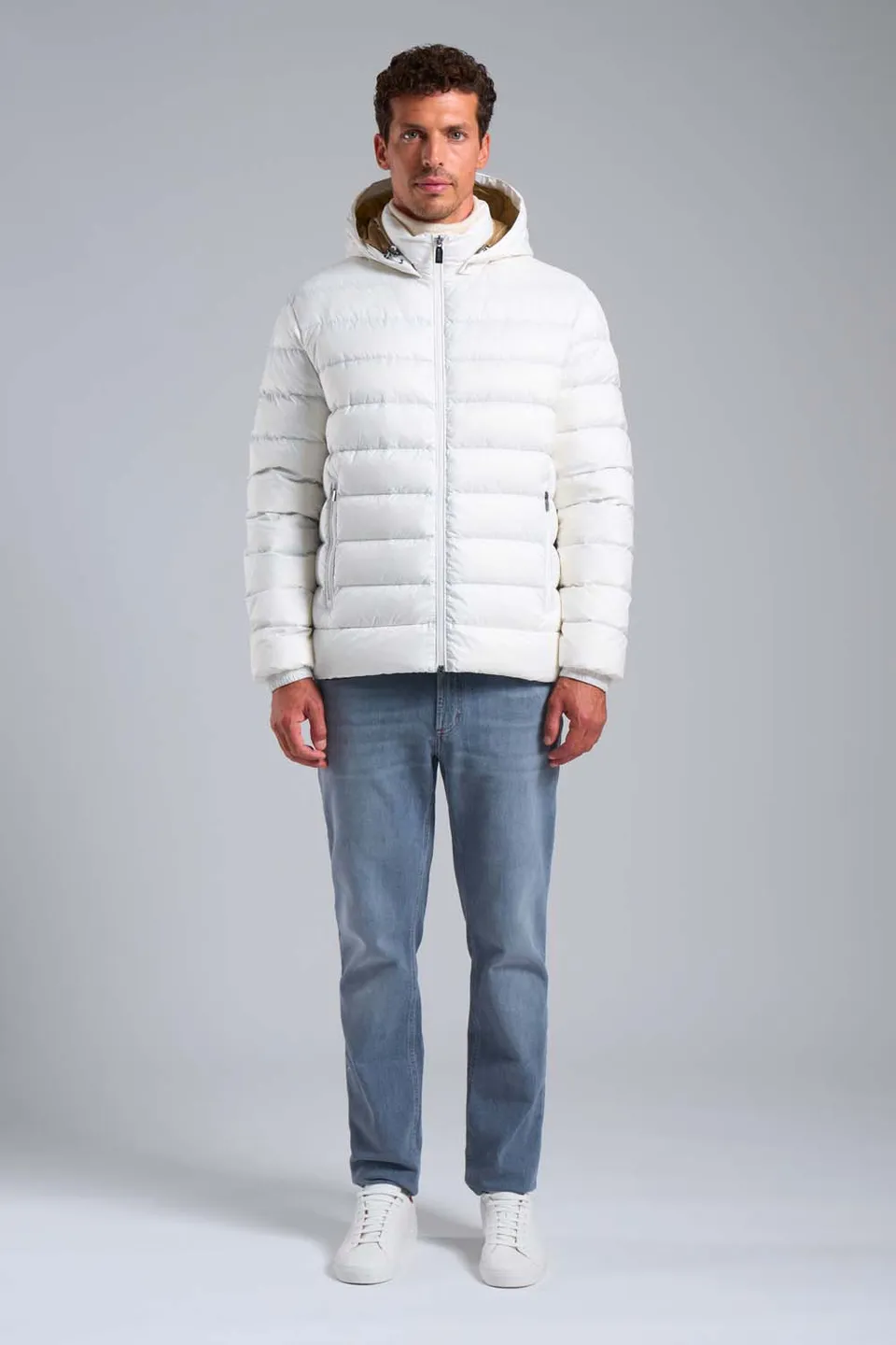 ciesse-outdoor-ned-daunenjacke-wei-200g-kapuze-damen-herren image 1