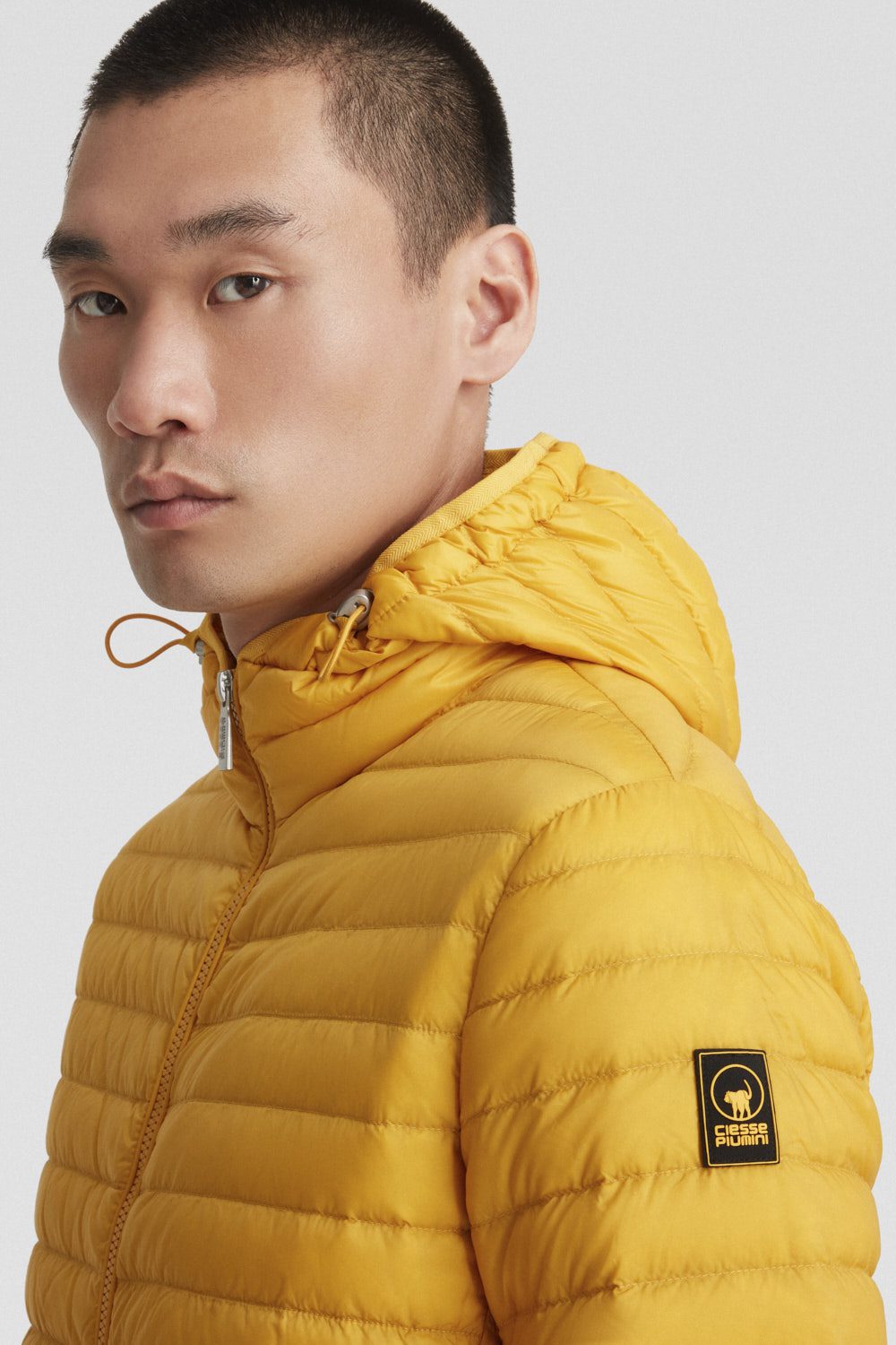 ciesse-outdoor-piumini-daunenjacke-mit-kapuze-gelb-matt-800-fill image 4