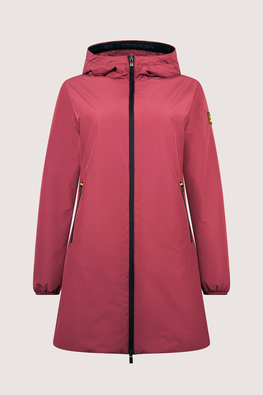 ciesse-outdoor-matilda-damenjacke-bordeaux-lange-kapuze image 2