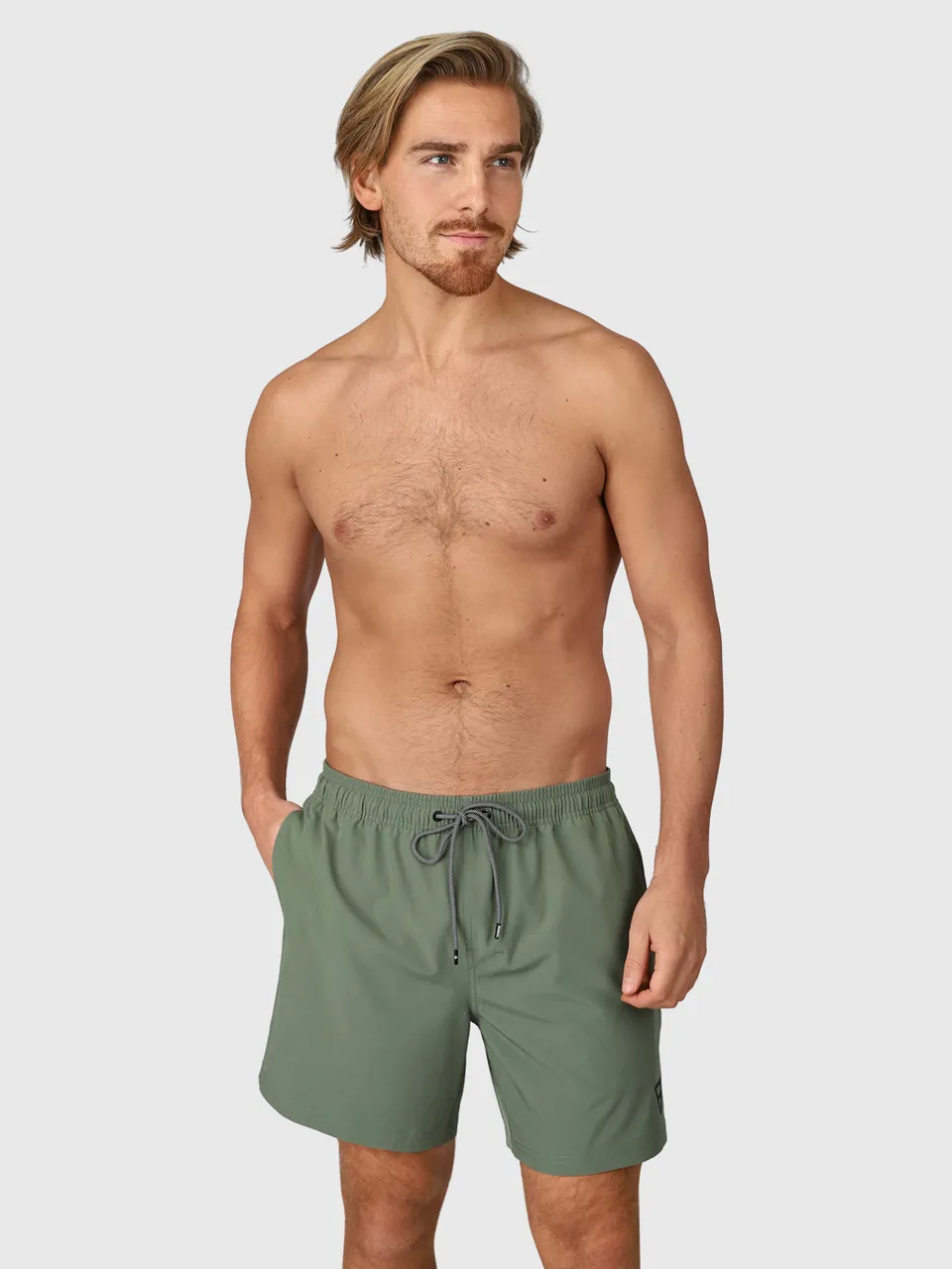 brunotti-calaro-r-herren-badehose-vintage-green image 1