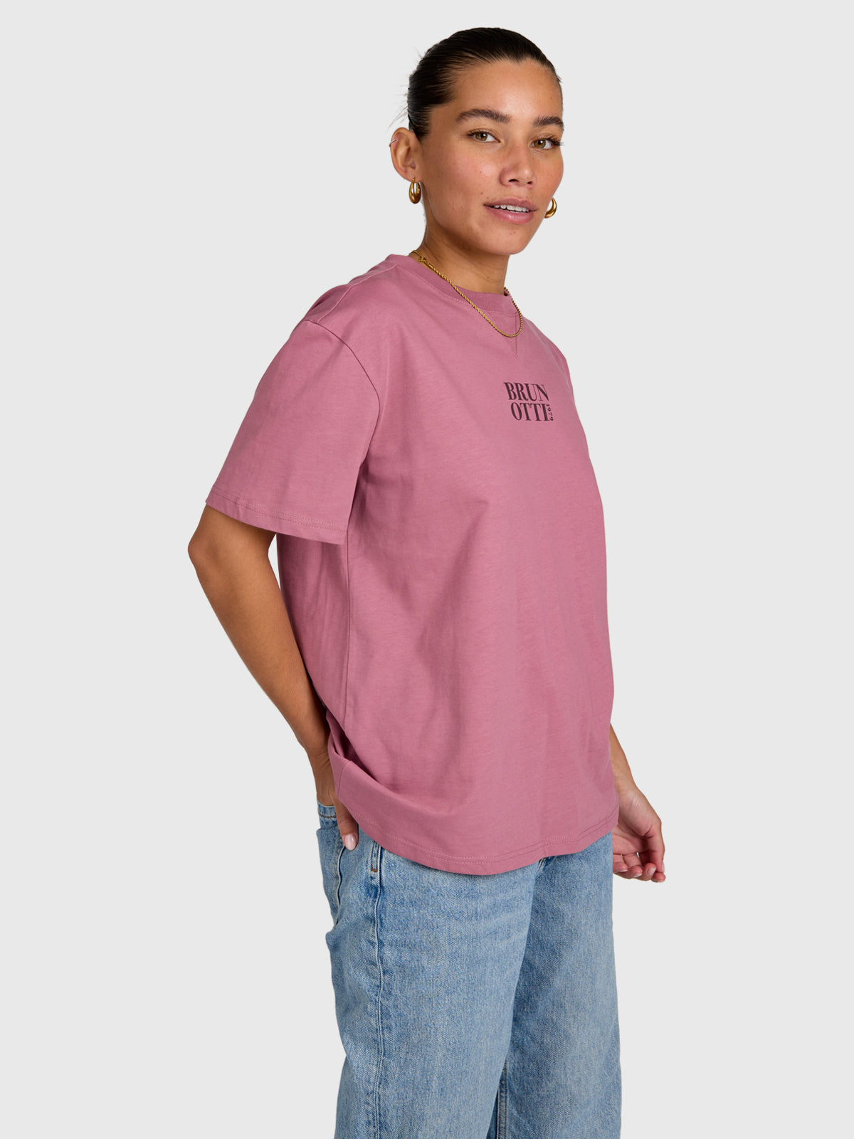 brunotti-unessa-damen-t-shirt-mauve-relaxed-fit-baumwolle image 4