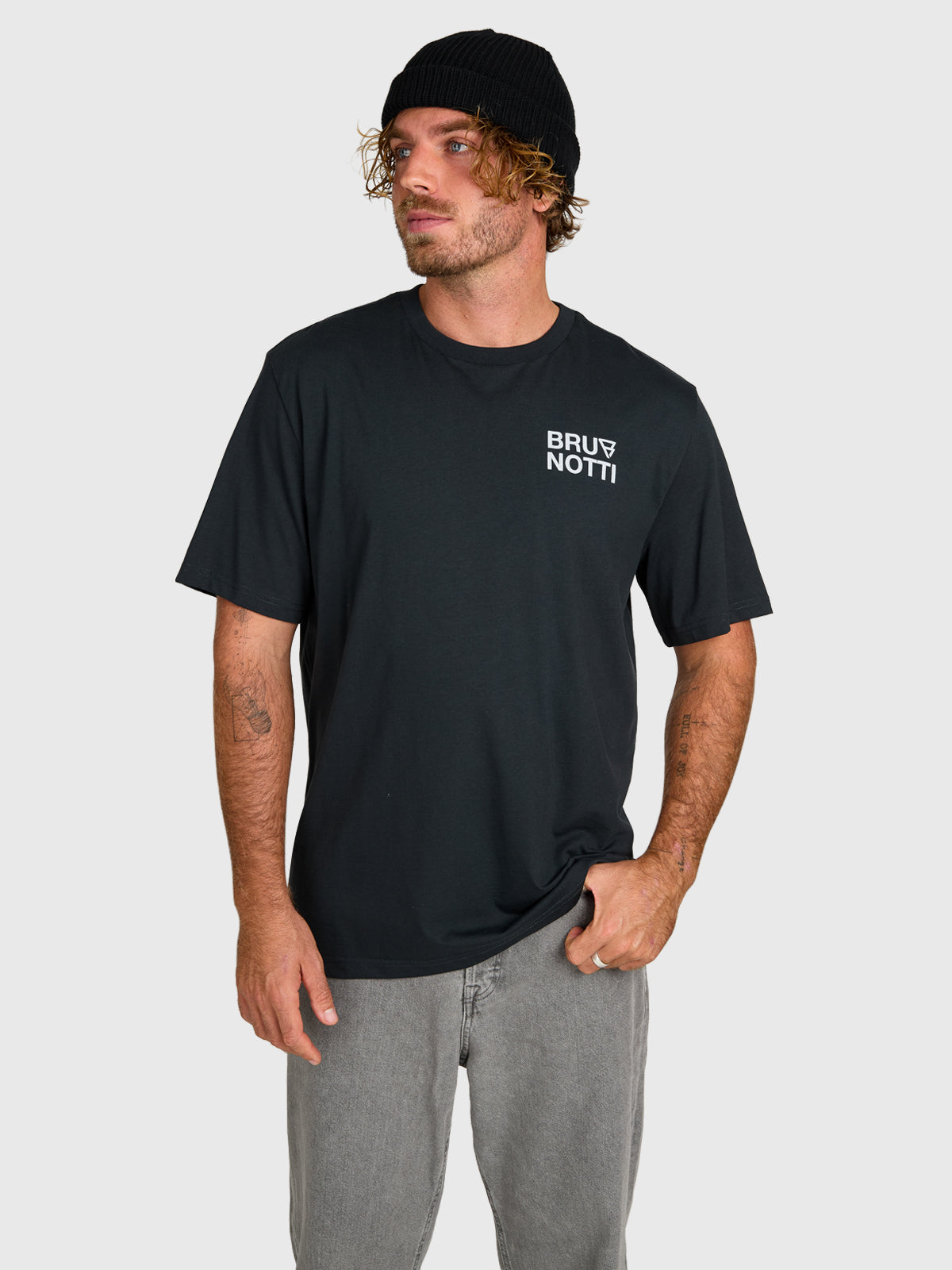 brunotti-barros-herren-t-shirt-schwarz-baumwolle image 2