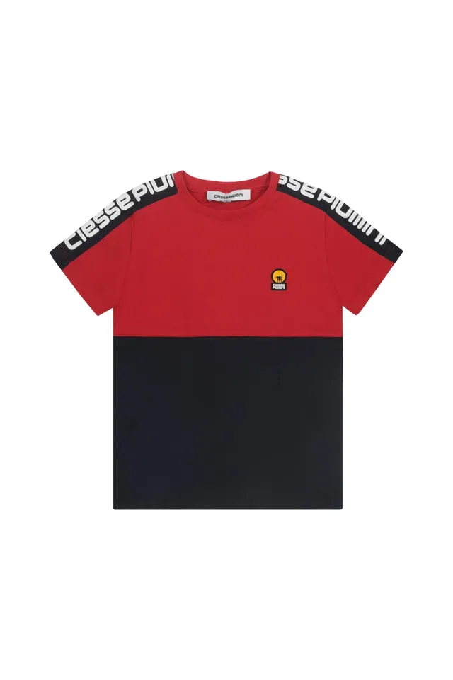 ciesse-outdoor-tanos-boy-t-shirt-blau-rot-kinder image 1