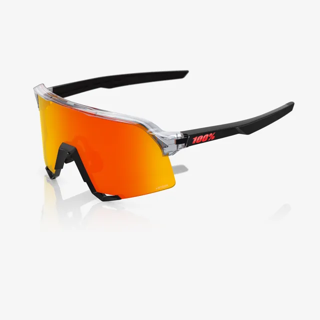 100-s3-polished-grey-sportbrille-hiper-red-mirror image 1