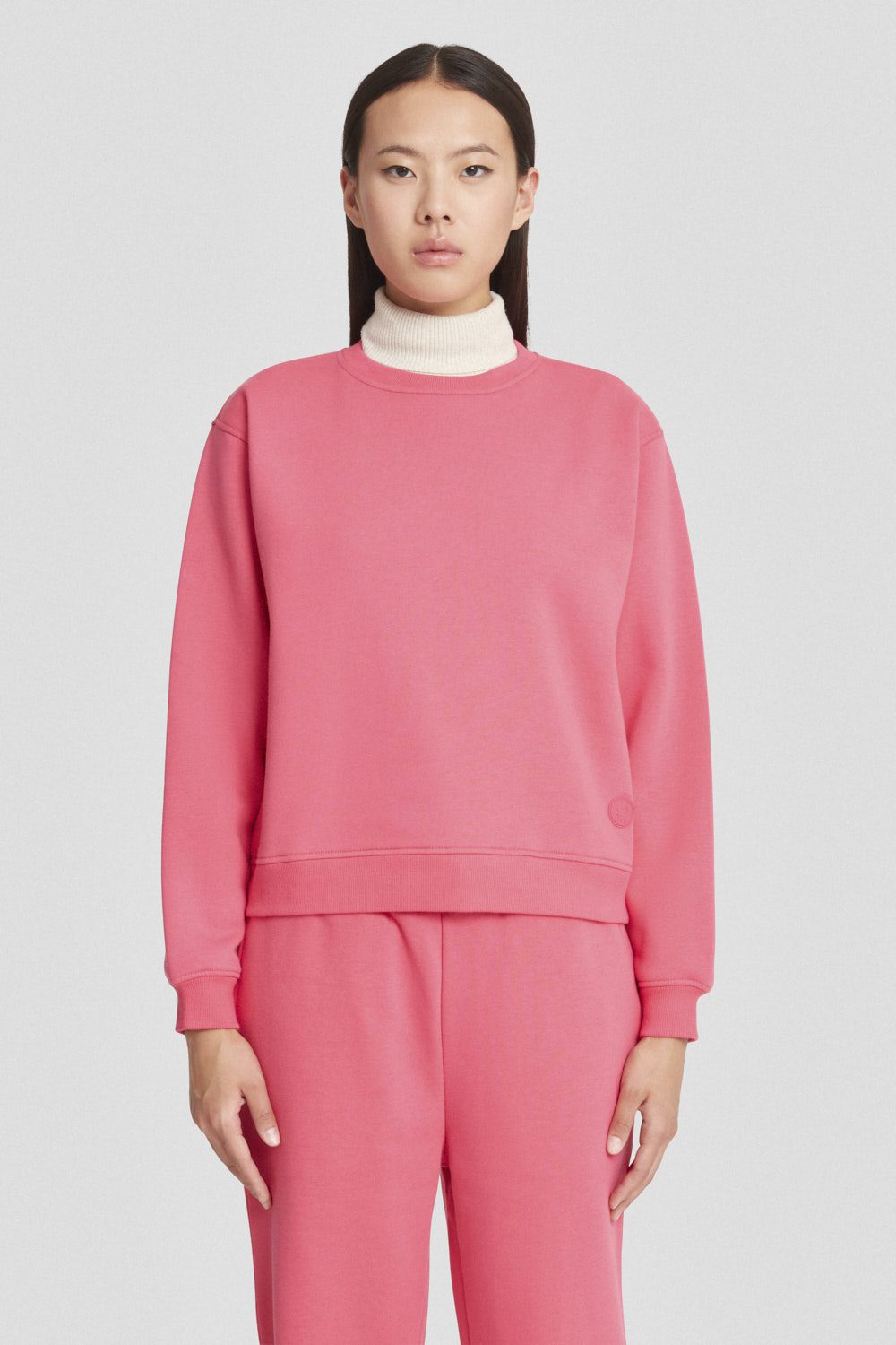 ciesse-outdoor-sweatshirt-fuchsia-rundhals-baumwolle image 1