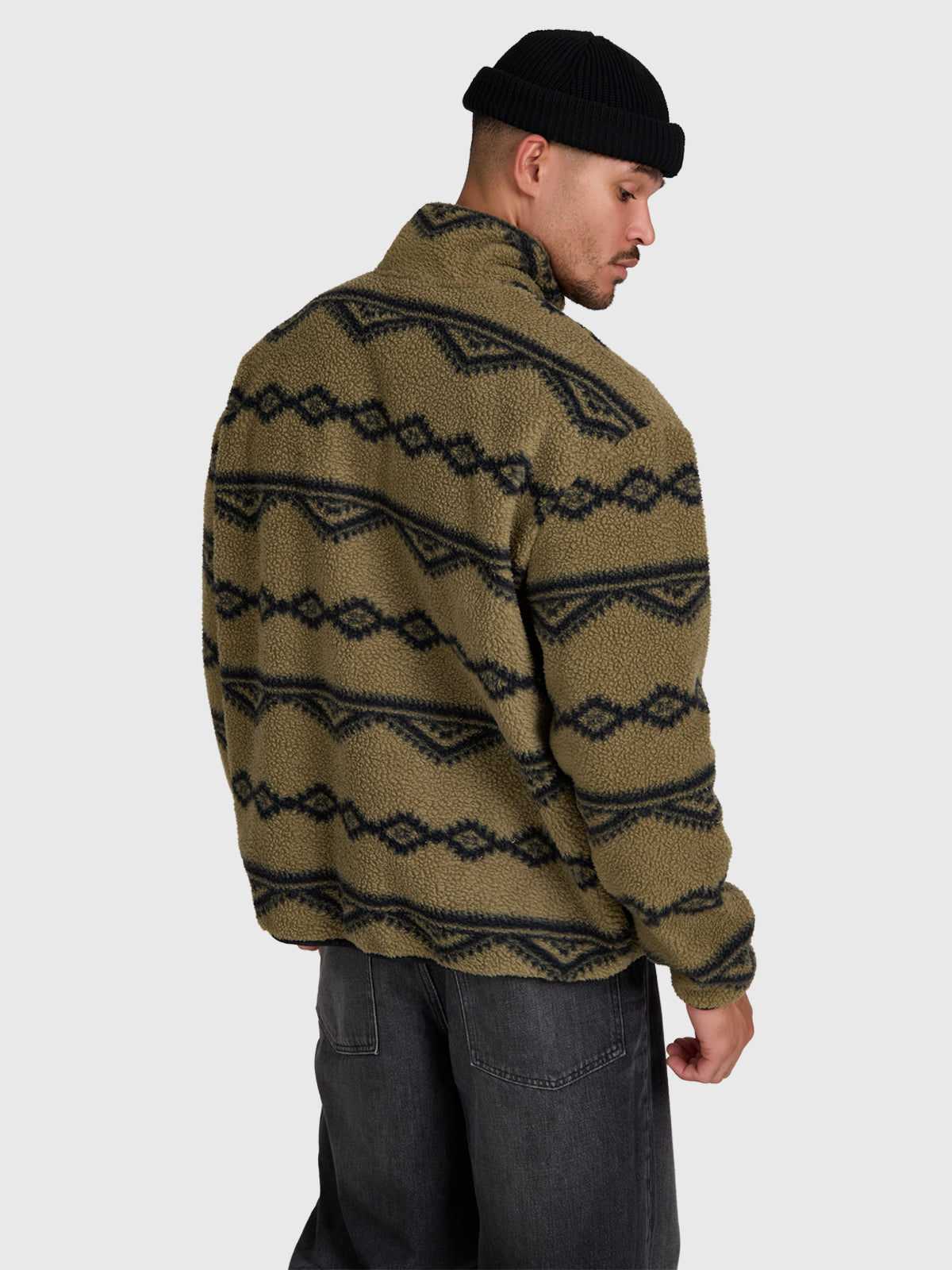 brunotti-kennet-herren-fleecejacke-dusky-green-lockerer-schnitt image 2