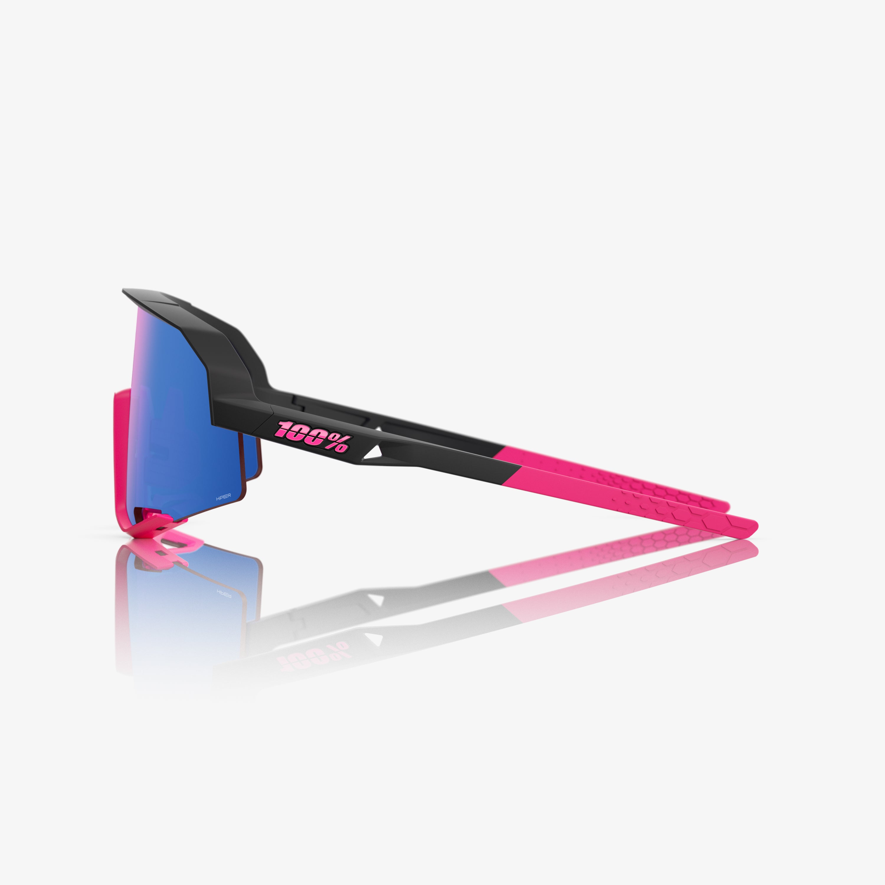 100-slendale-sonnenbrille-matte-black-pink-hiper image 3