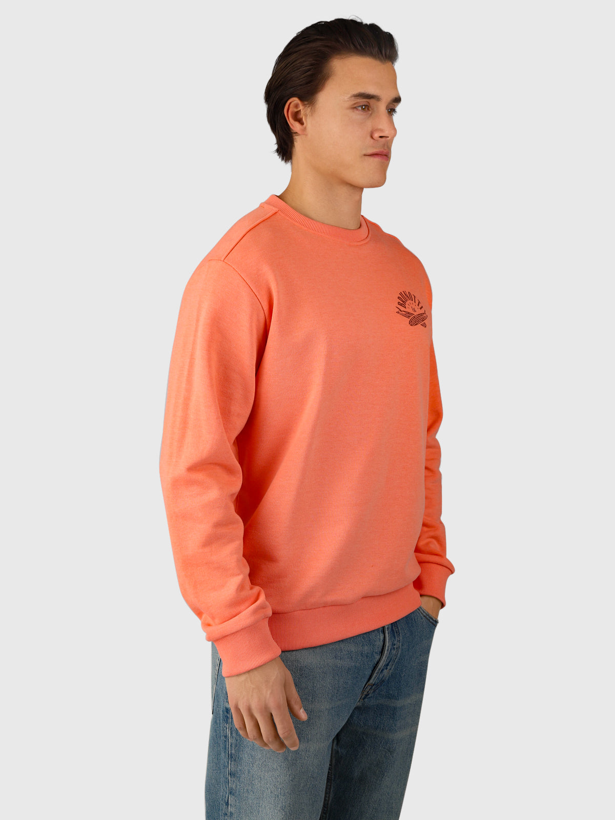 brunotti-naval-herren-pullover-melon-rundhals image 3
