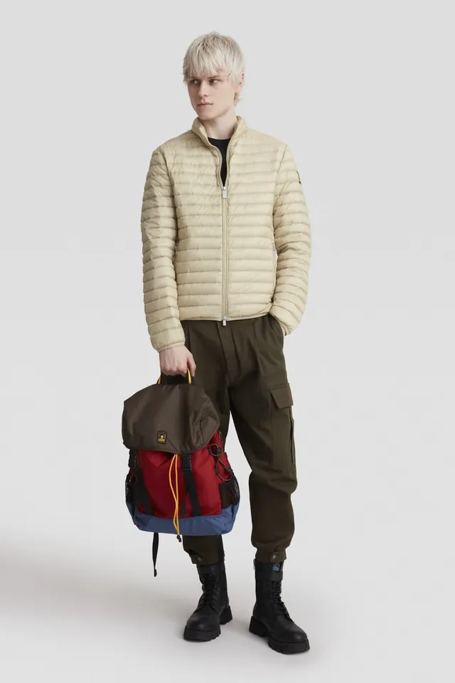 ciesse-outdoor-daunenjacke-beige-leicht-echtfedern-dwr image 1