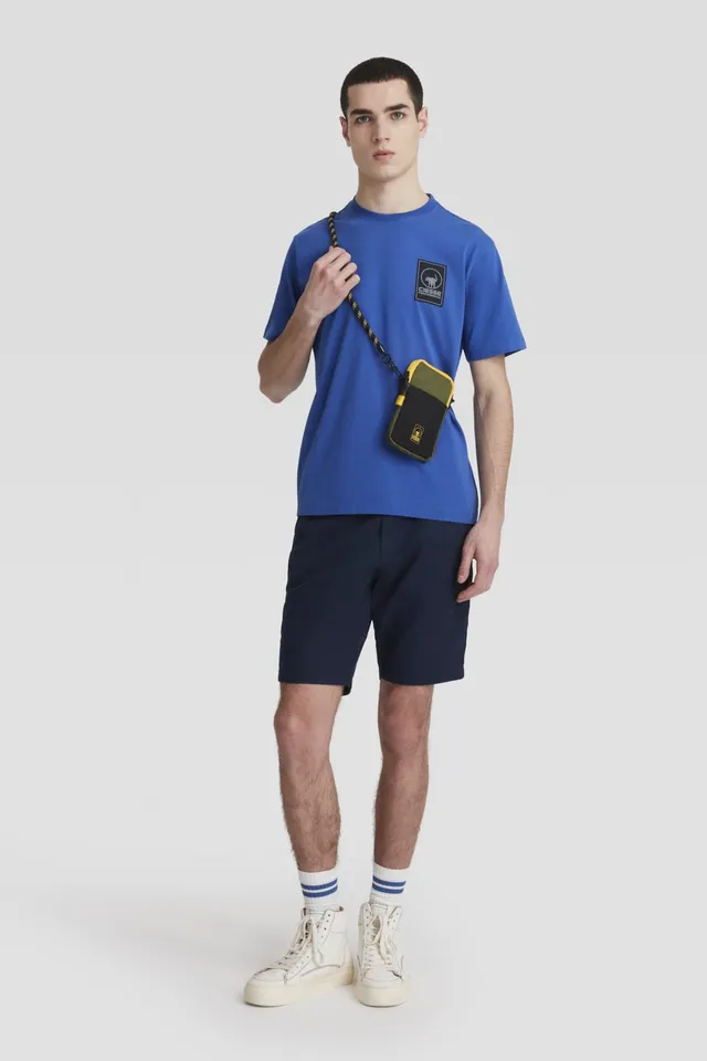 ciesse-outdoor-t-shirt-baumwolle-blau-rundhals-regular image 1