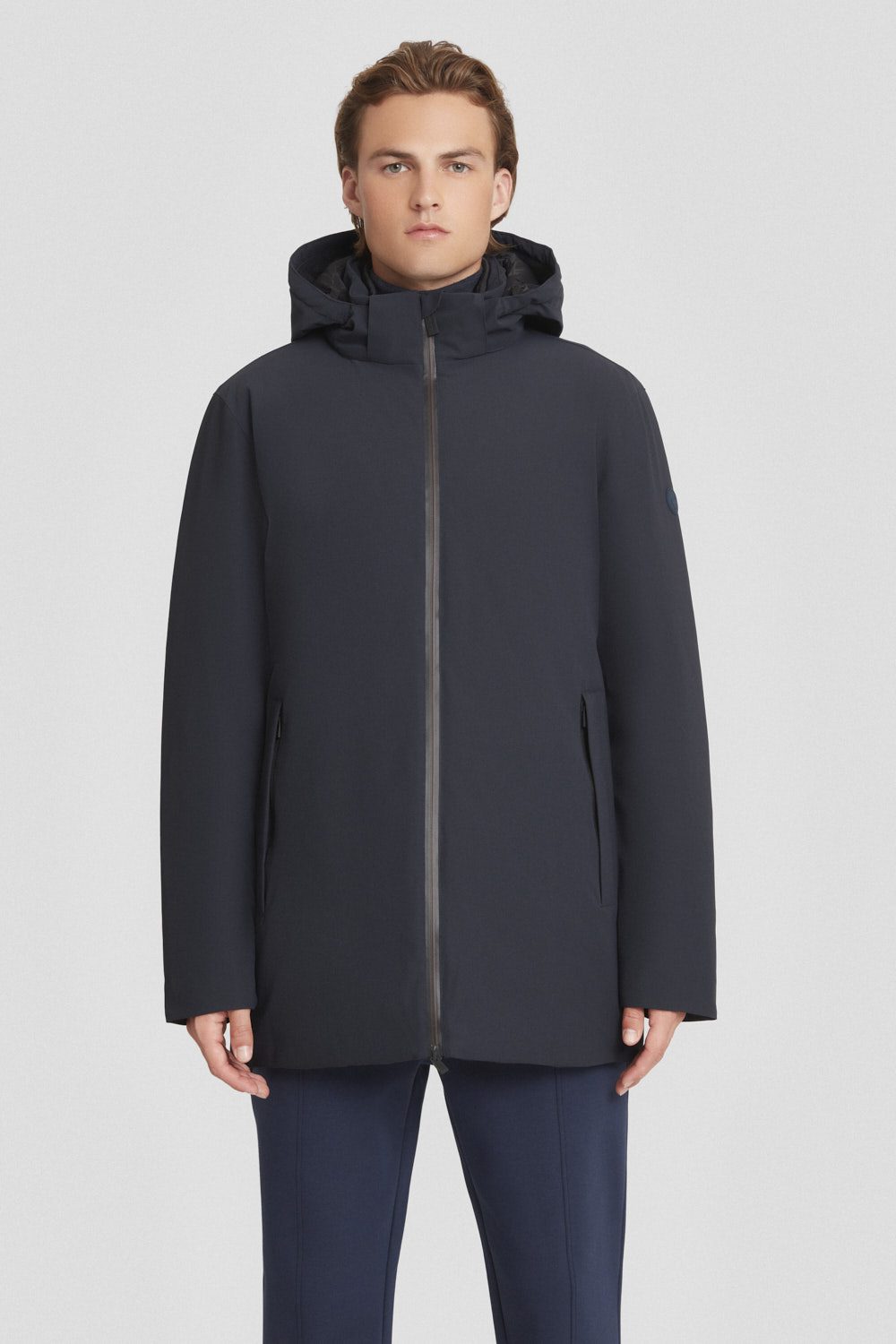 ciesse-outdoor-softshelljacke-wattiert-blau-mit-kapuze image 2