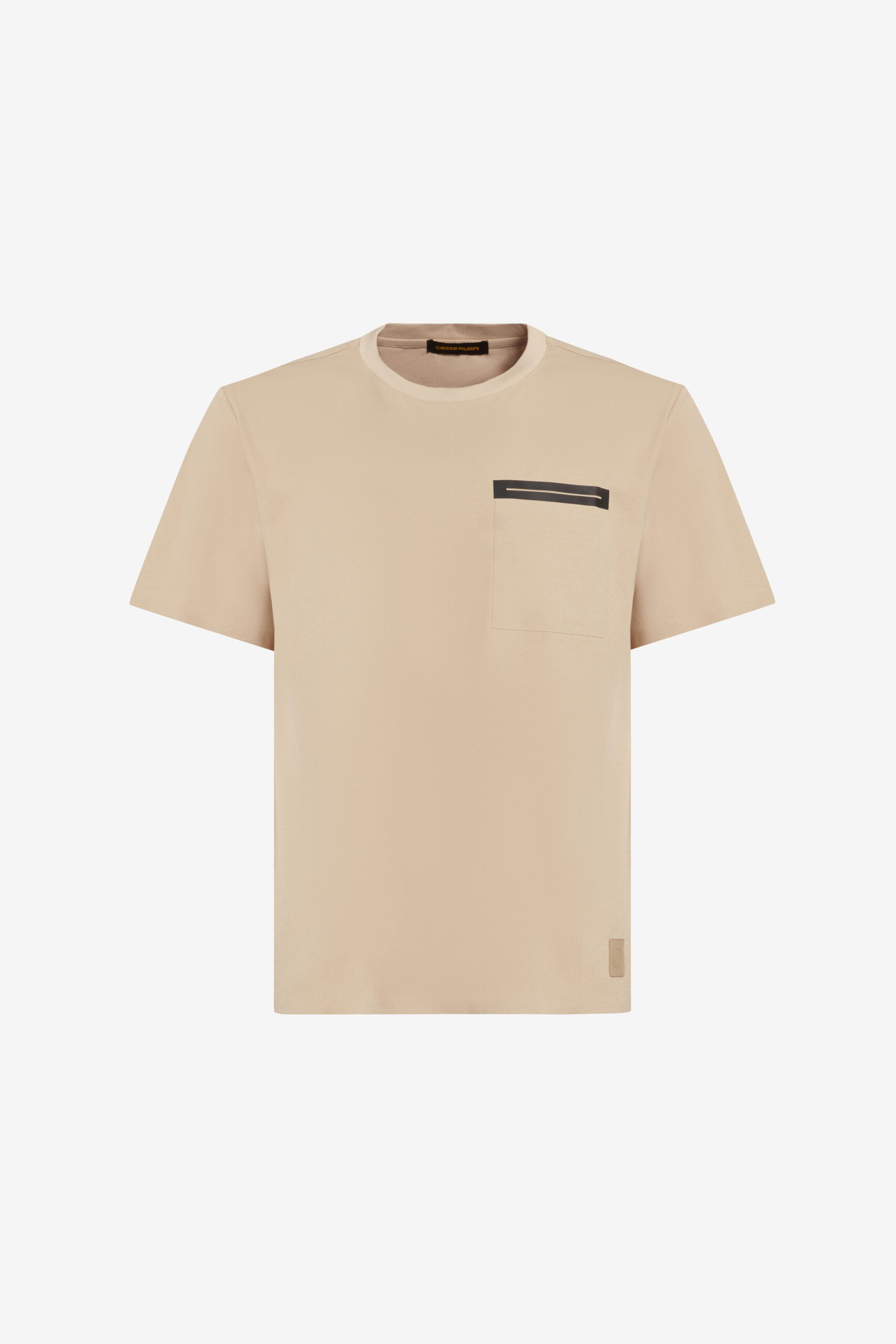 ciesse-austin-t-shirt-herren-beige-brusttasche-polyester image 5