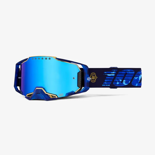 100-armega-le-bruni-signature-goggle-navy-gold-limited-edition image 1