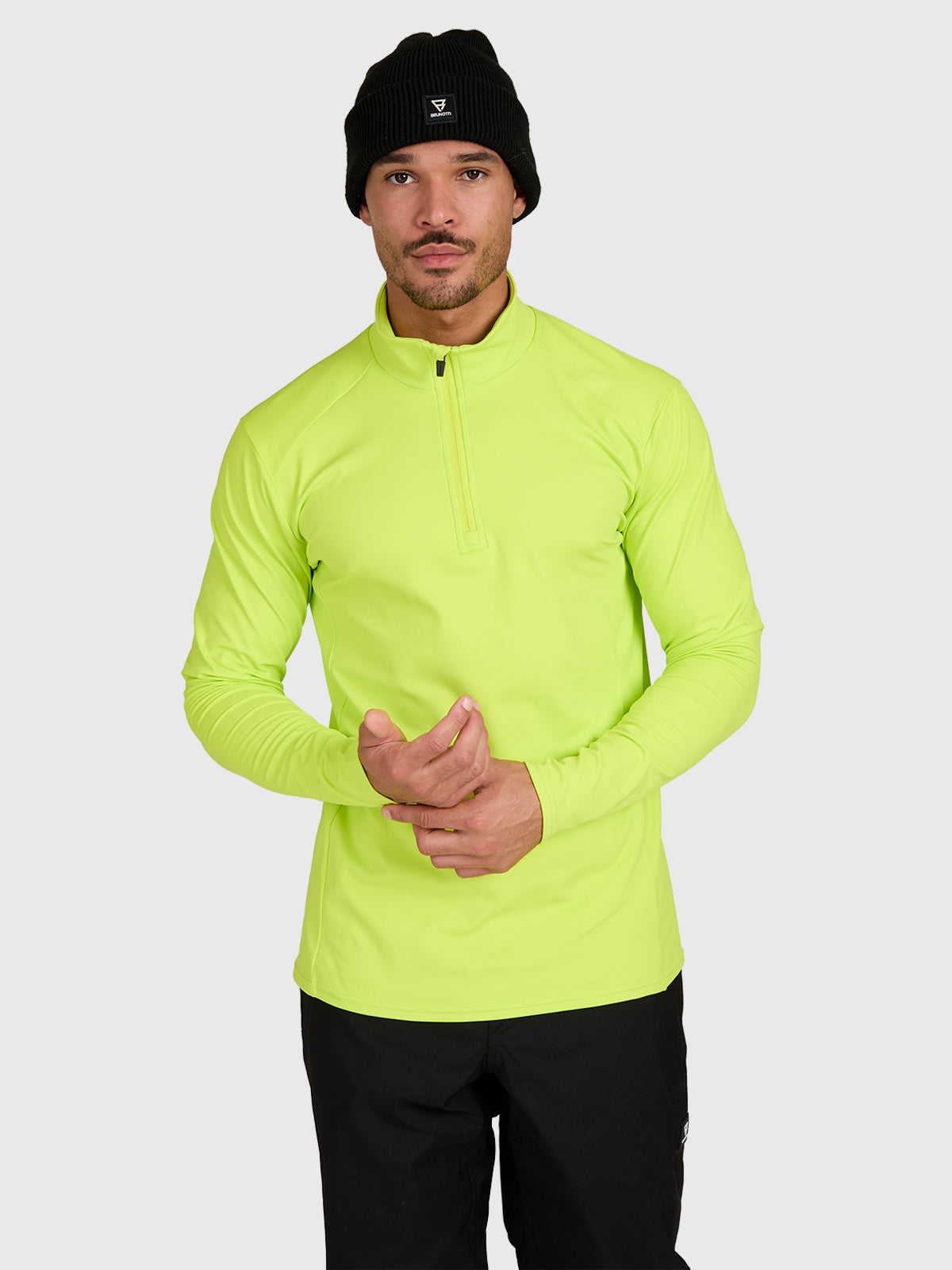 brunotti-mano-herren-fleece-acid-lime-polyester image 1