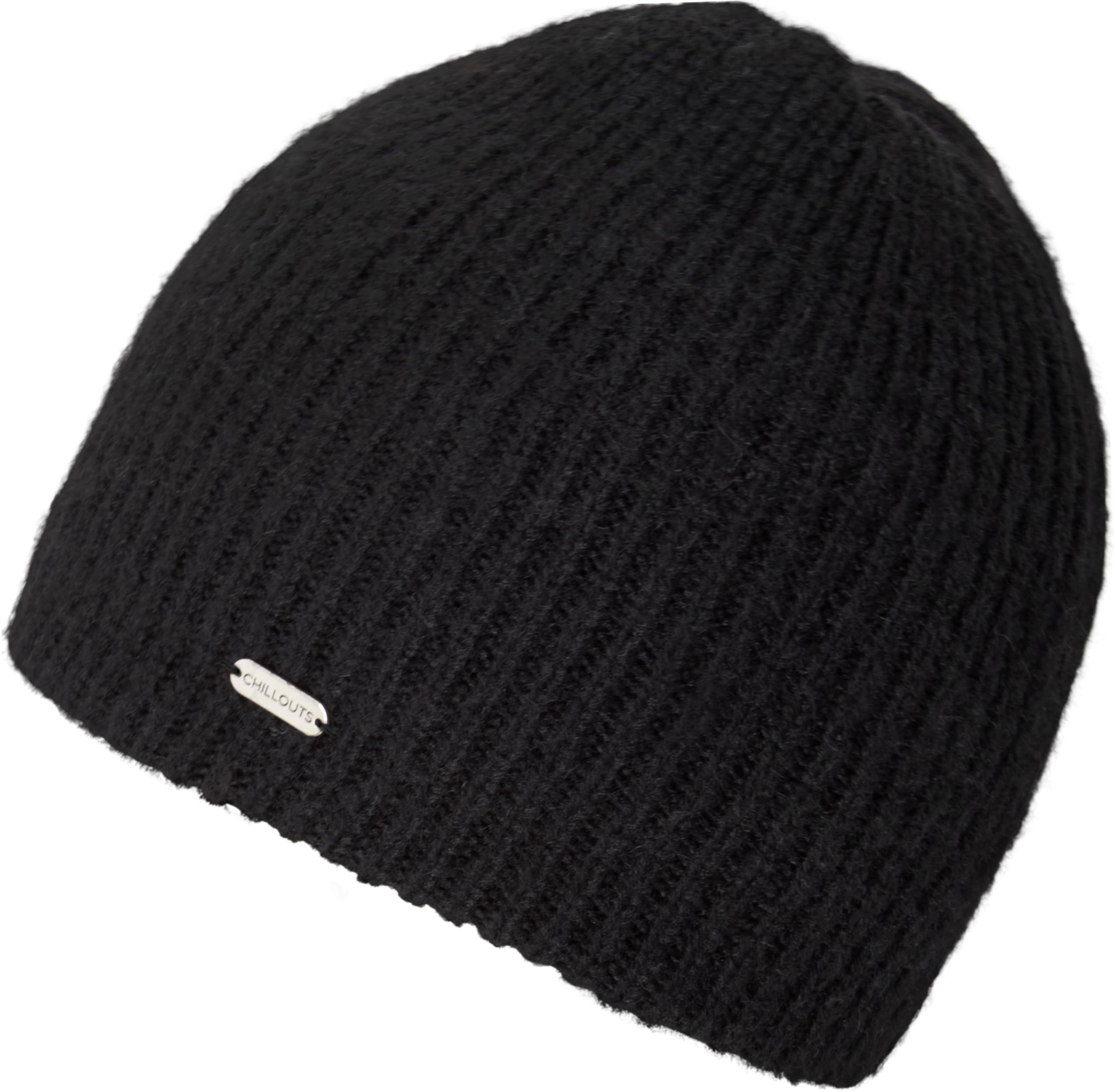 chillouts-viva-hat-beanie-schwarz-rippstrick-doppellagig image 1