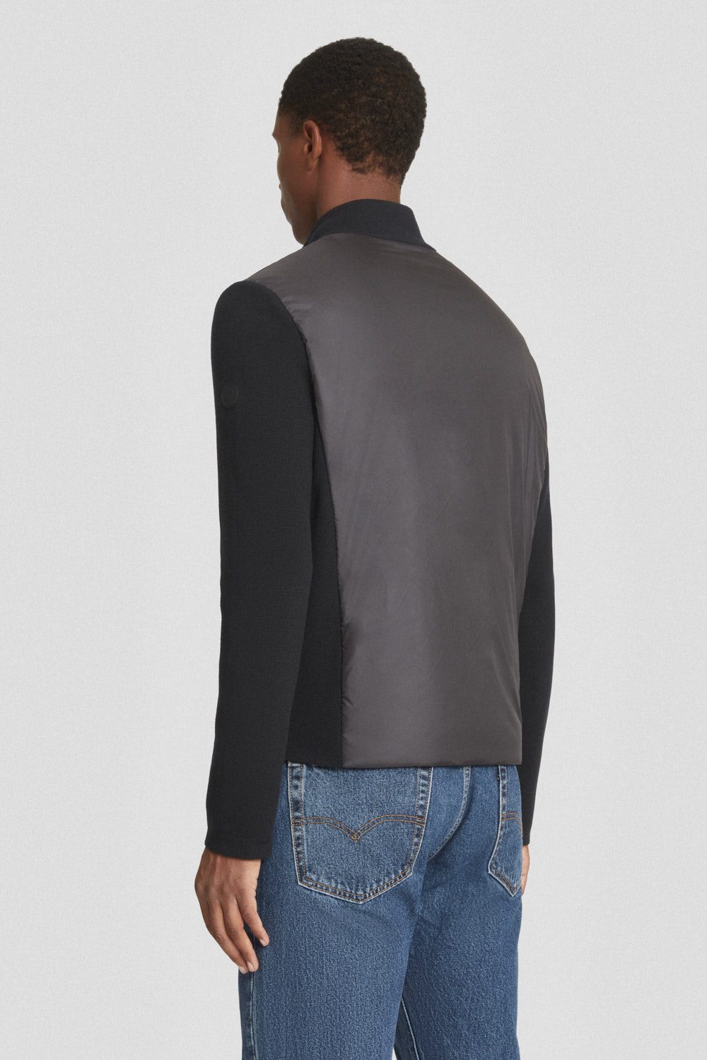 ciesse-outdoor-bergangsjacke-schwarz-leicht-strick-rmel image 3