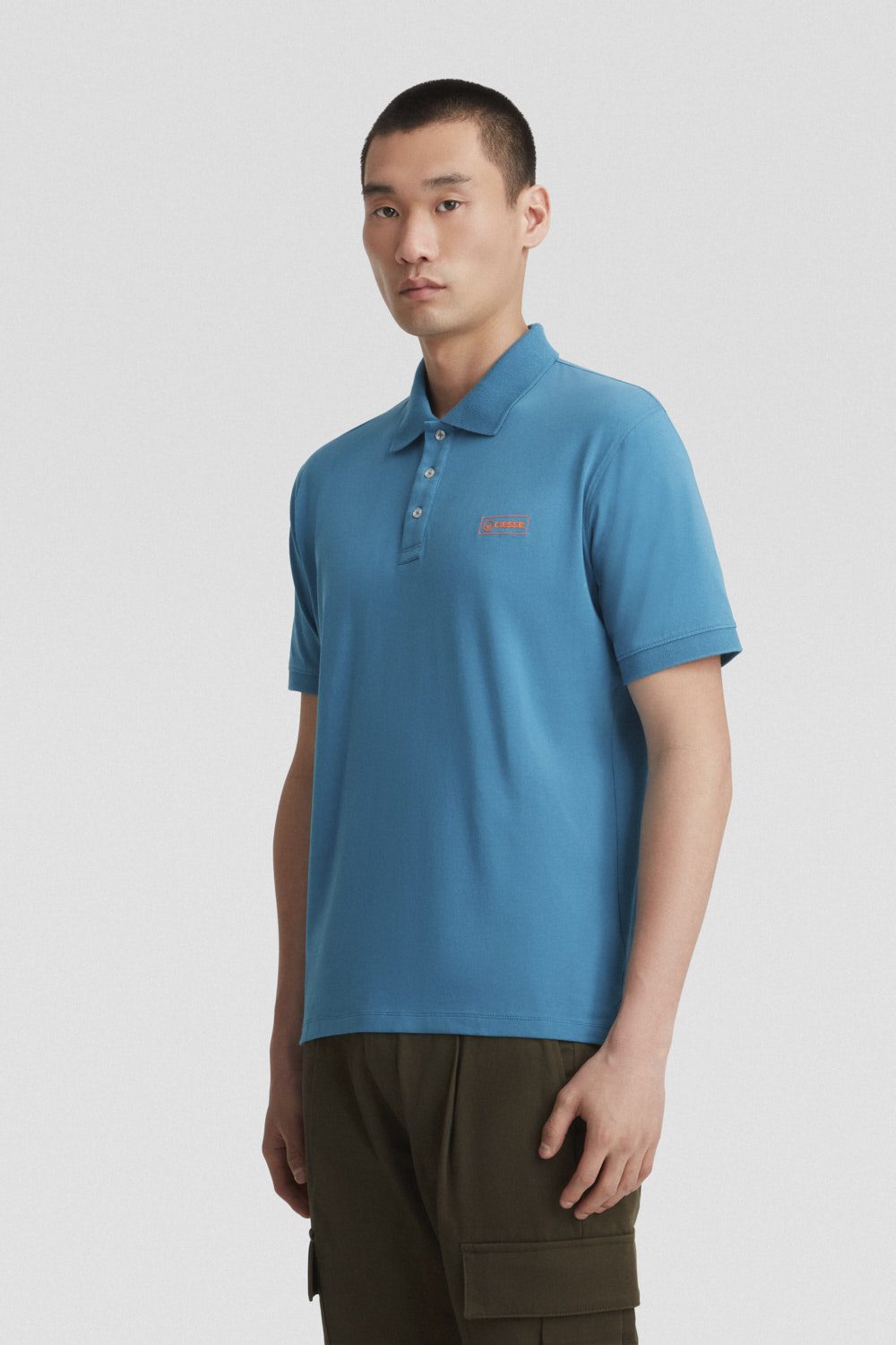 ciesse-outdoor-polo-herren-petrol-stretch-jersey-knopfleiste image 2
