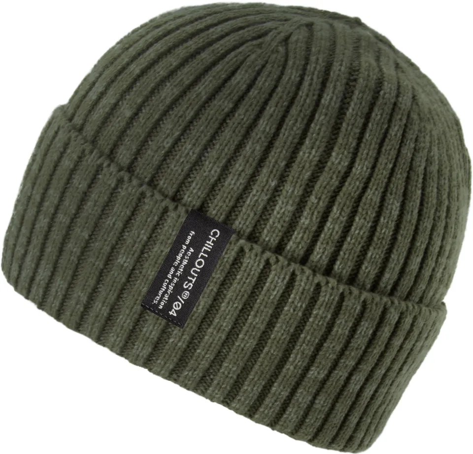 chillouts-juri-beanie-umschlagm-tze-khaki-rippstrick image 1