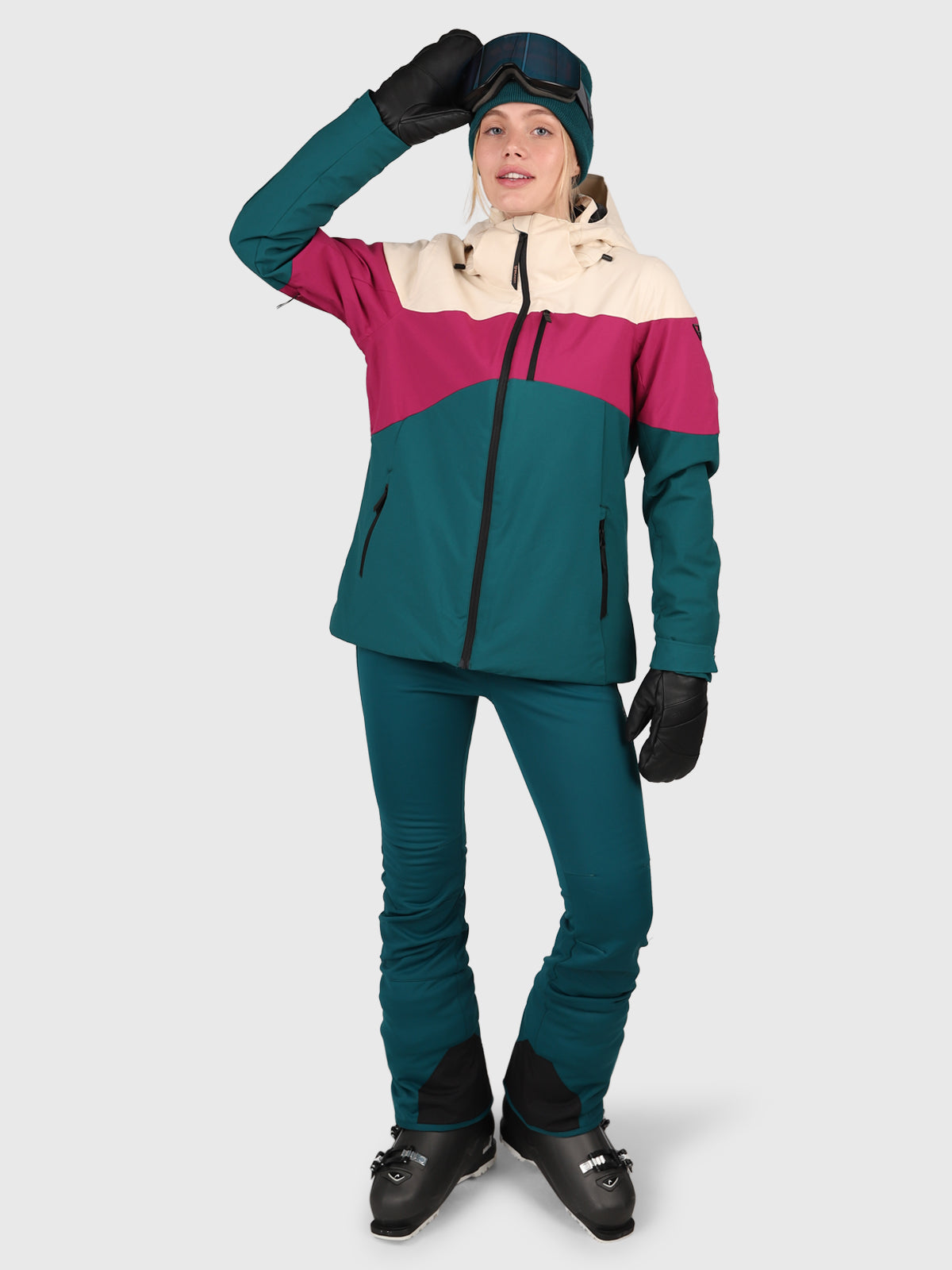 brunotti-fastonia-damen-skijacke-evergreen-10k-wasserdicht image 4