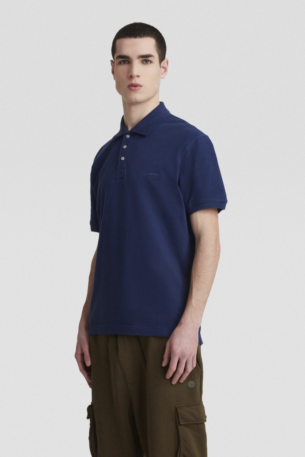 ciesse-outdoor-polo-jersey-stretch-poloshirt-navy-baumwolle image 2