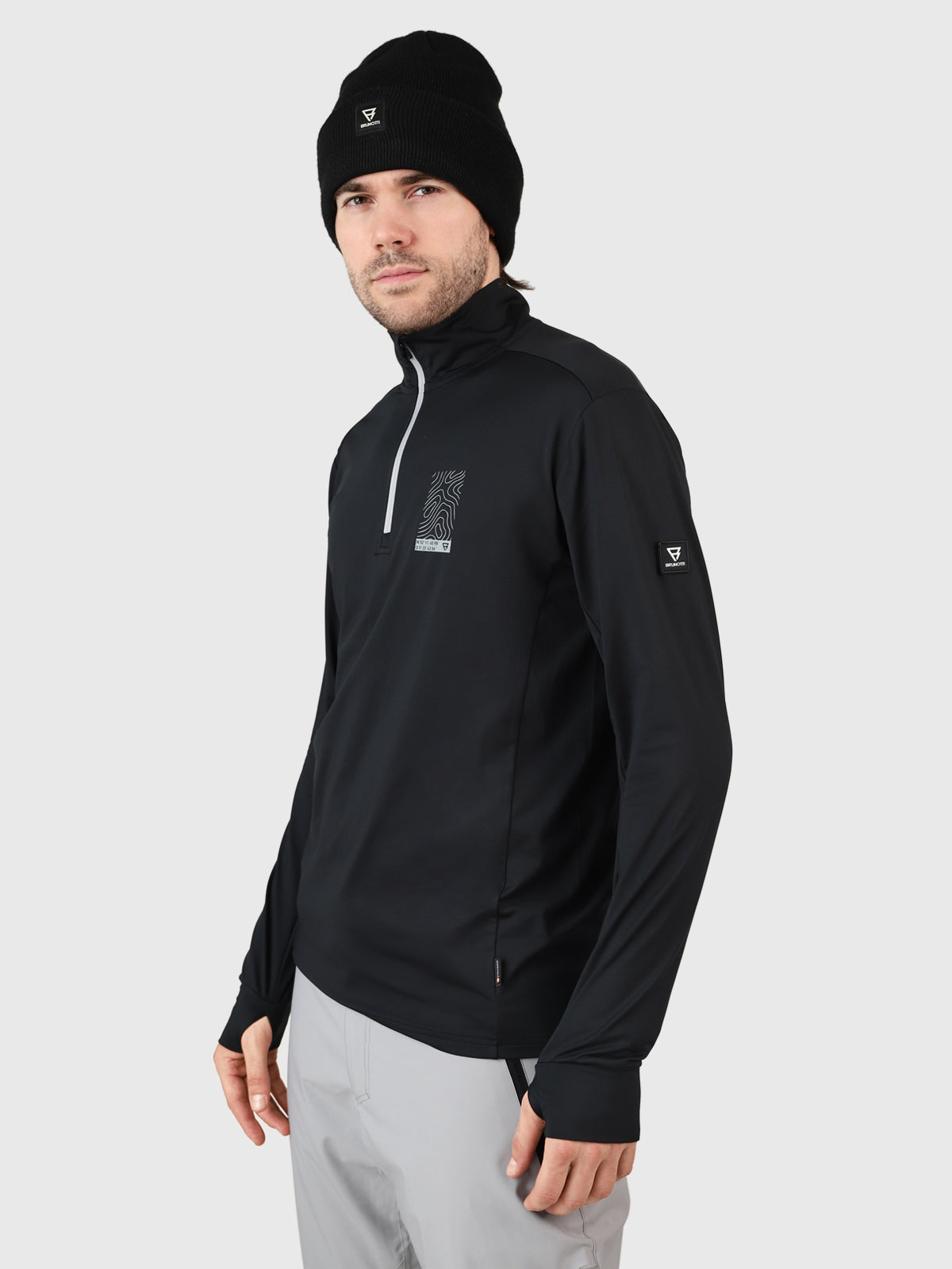 brunotti-torino-herren-polygiene-fleece-l-schwarz image 4